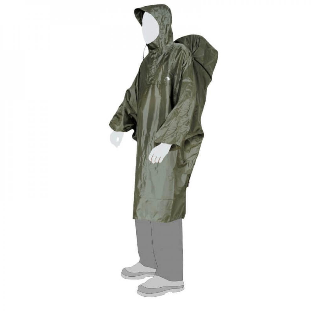 TATONKA® Regenponcho Tatonka Cape M - Regenponcho Unisex Größe M mit verlängertem Rücken
