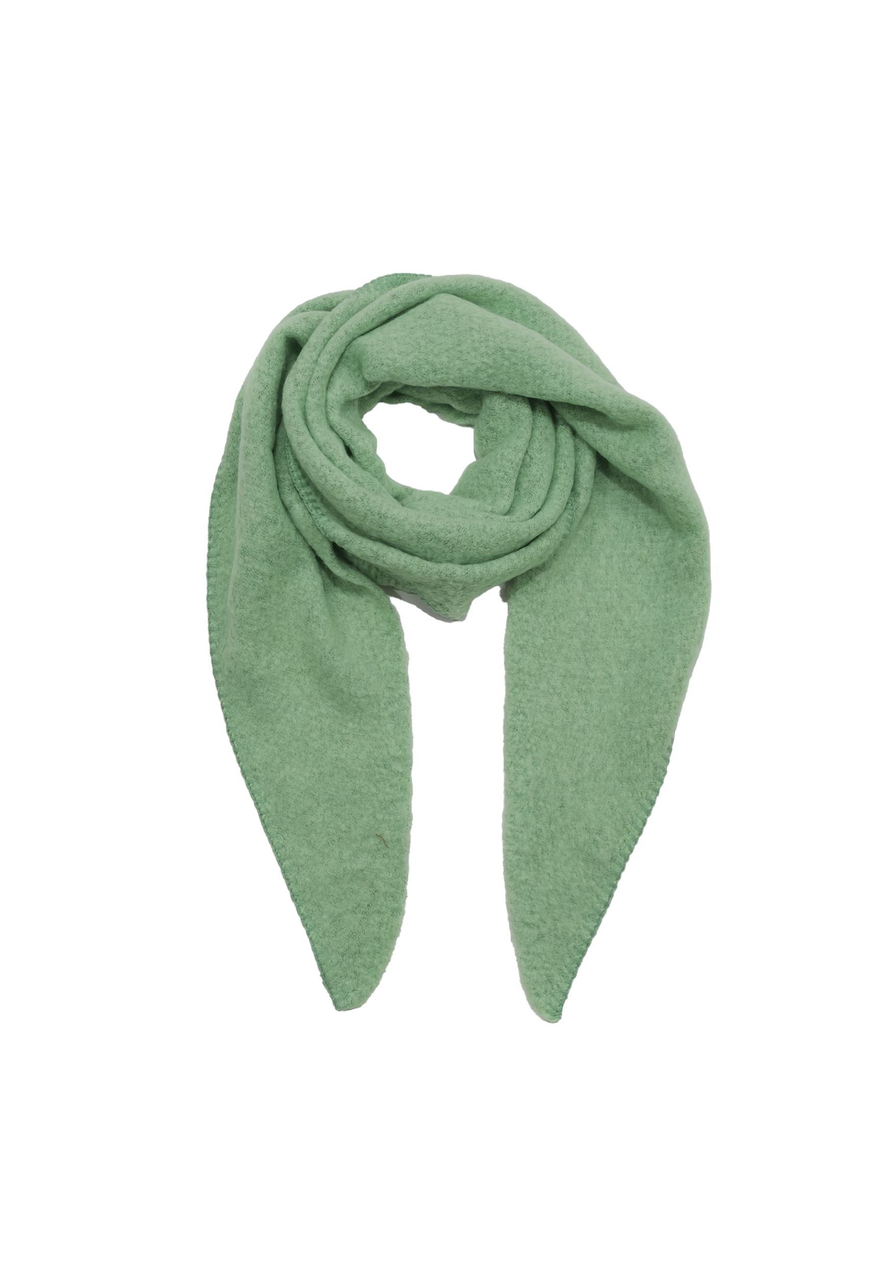 Faera Modeschal Bouclé Dreieckstuch cozy Material für Damen, Normal Fit Einfarbig wärmend Casual-Style ideal für Urlaub