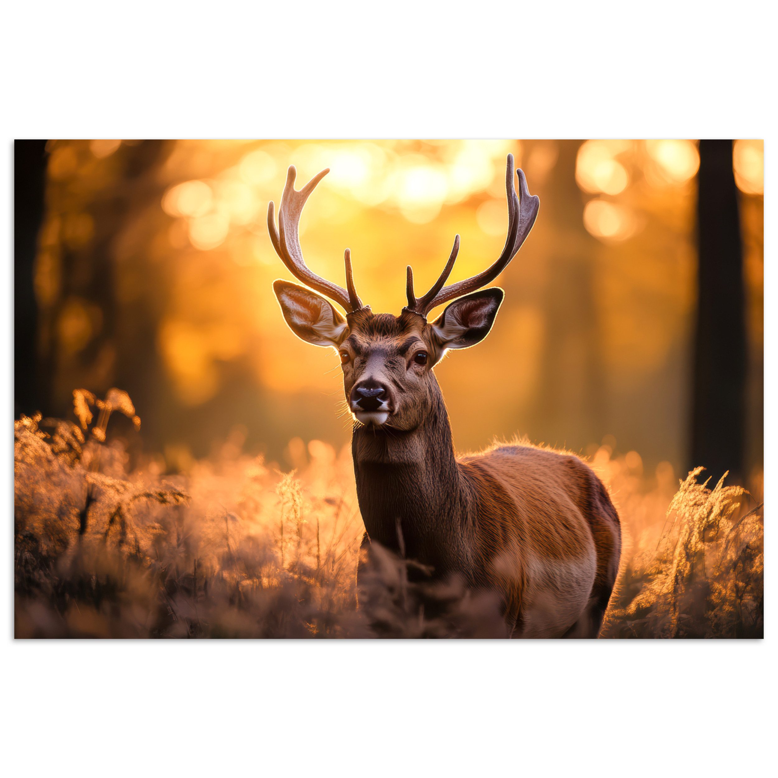 MuchoWow Poster Hirsch - Geweih - günstig online kaufen