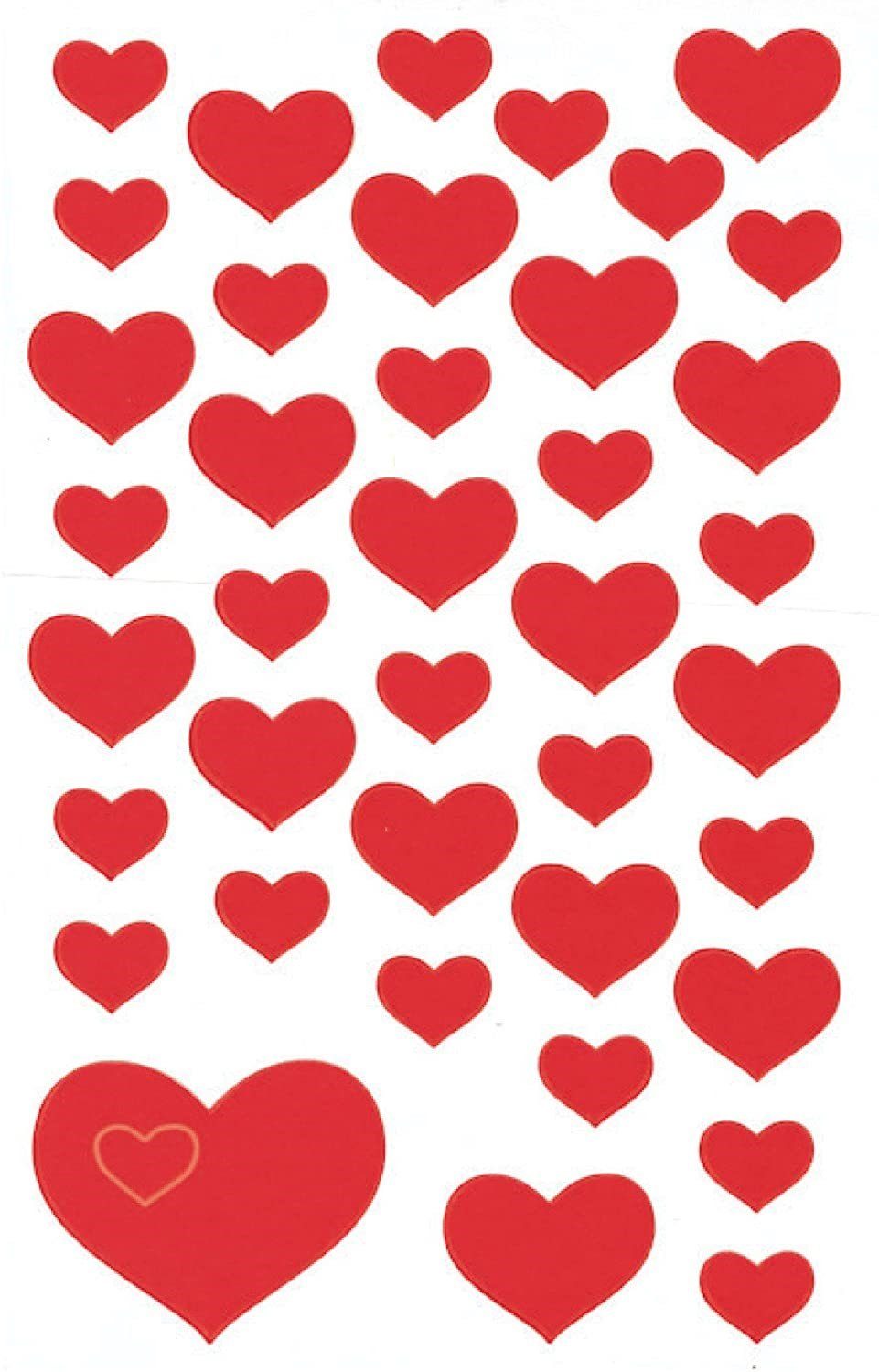 Avery Zweckform Etiketten AVERY Zweckform ZDesign Sticker CREATIVE "Herzen"