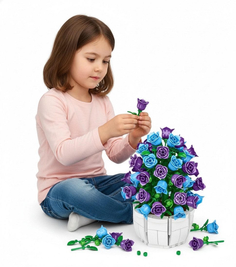 COIL Blumenstrauß, Bausteinset, Spielbausteine, Baukasten Spielbauklötze, ( günstig online kaufen