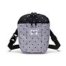 Polka Dot Crosshatch Grey / Black