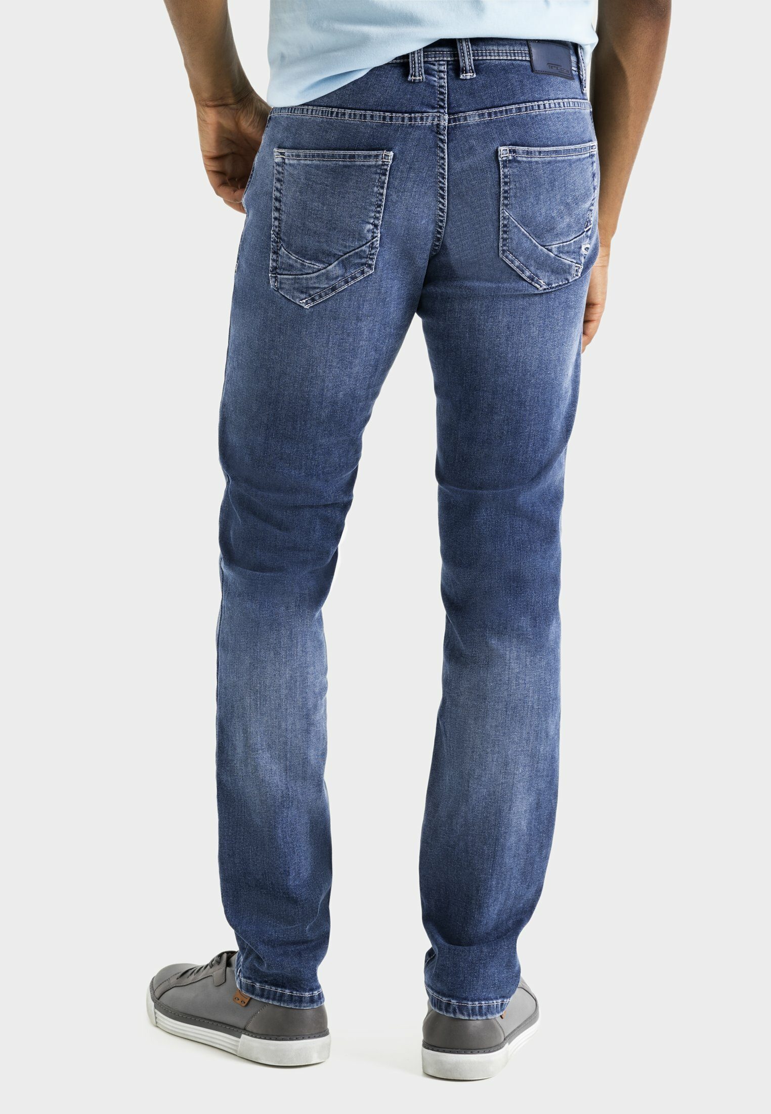 camel active 5-Pocket-Jeans Organic Cotton-Mix Jeans Slim Fit