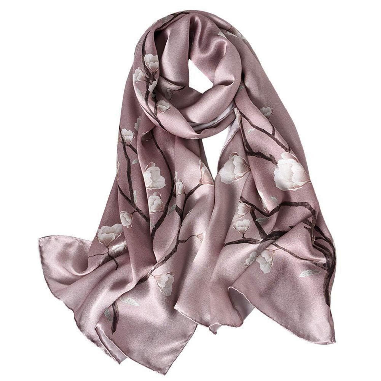 LuxusKollektion Seidenschal Seidenschal Damen Goldfarben