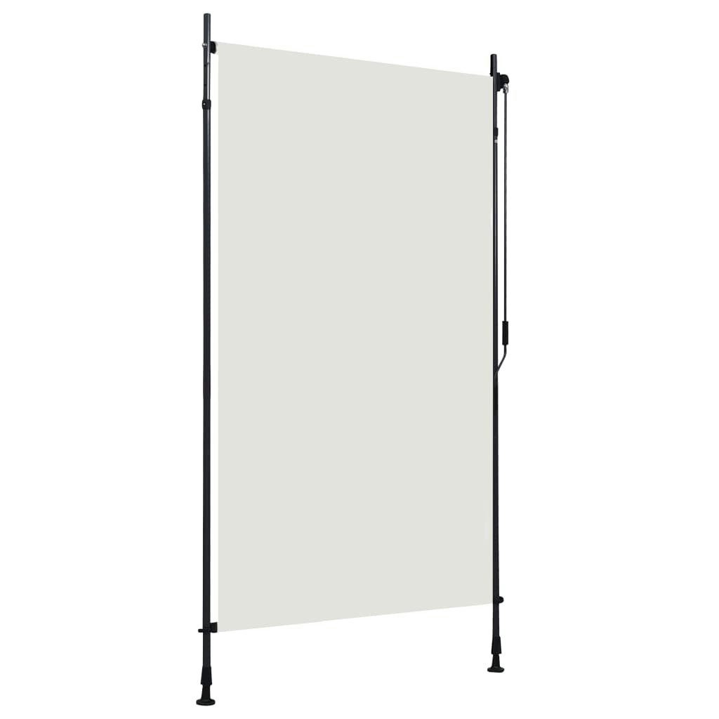 vidaXL Gardine 120 x 270 cm Außenrollo 120x270 cm Creme