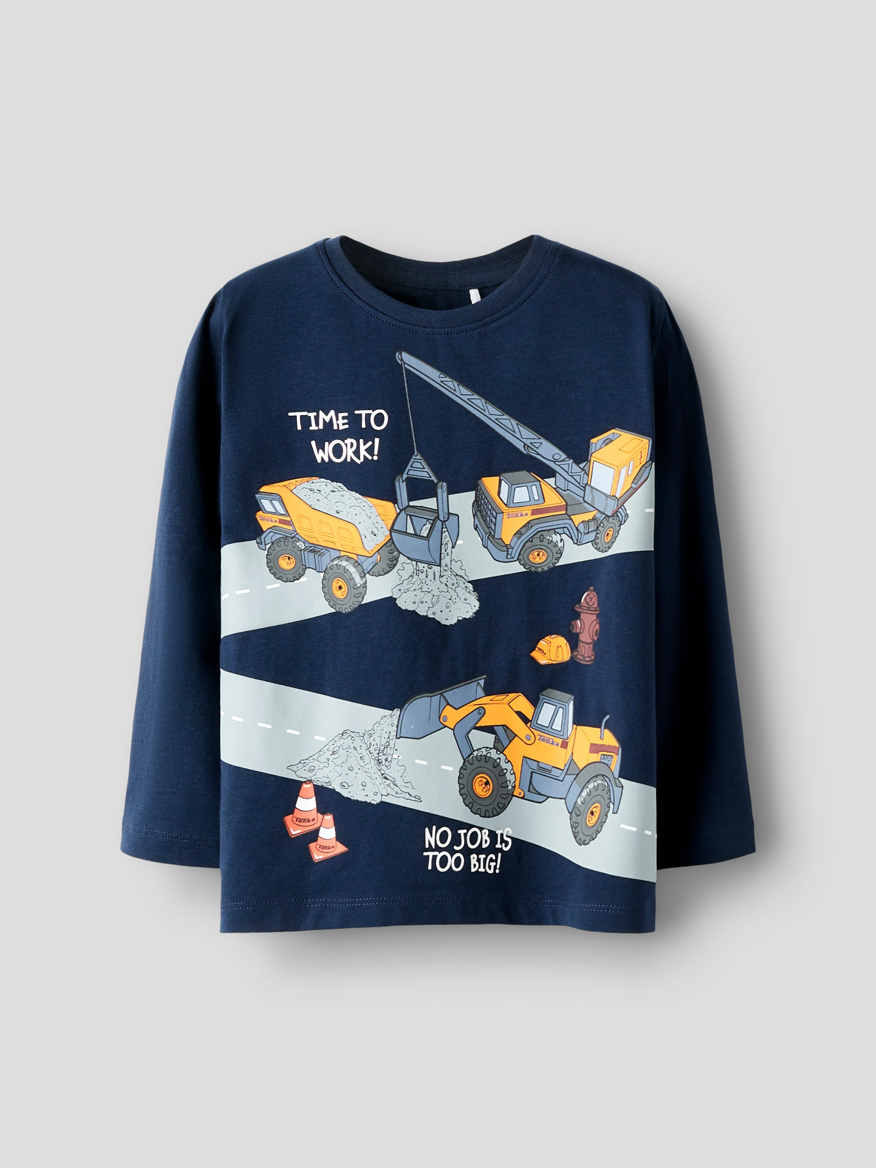 Name It Langarmshirt NMMOFEK TONKA LS NREG TOP CPLG