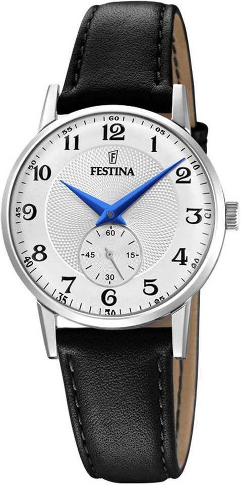 Retro, ca. mm Gehäuse-Ø aus F20570/1, 29 Gehäuse Quarzuhr Edelstahl, Festina