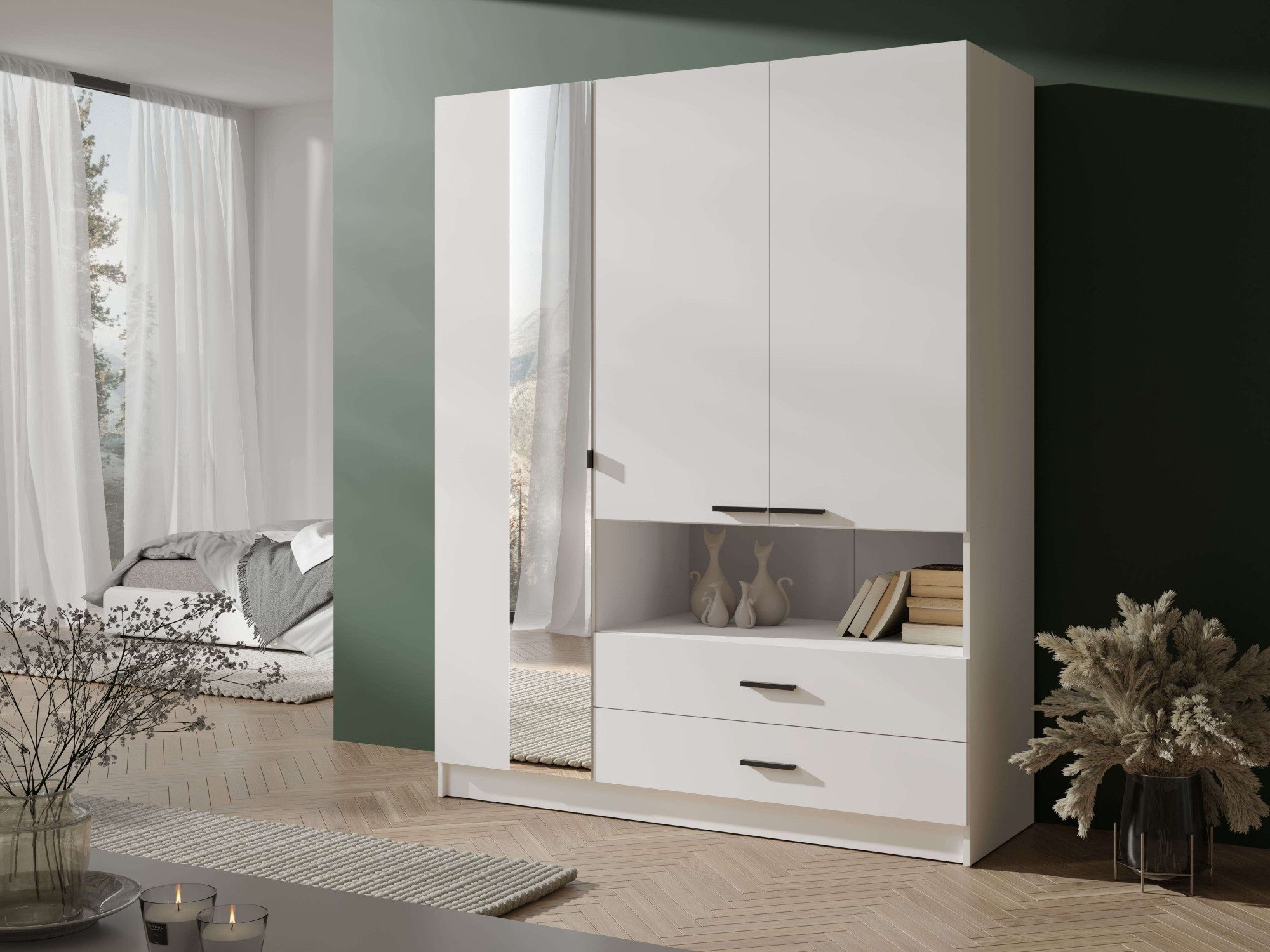 INOSIGN Kleiderschrank LAREDO Wäscheschrank komplette Innenausstattung, günstig online kaufen