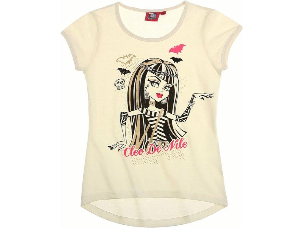 Monster High T-Shirt mit Cleo de Nile Clawdeen Wolf und Frankie Steen