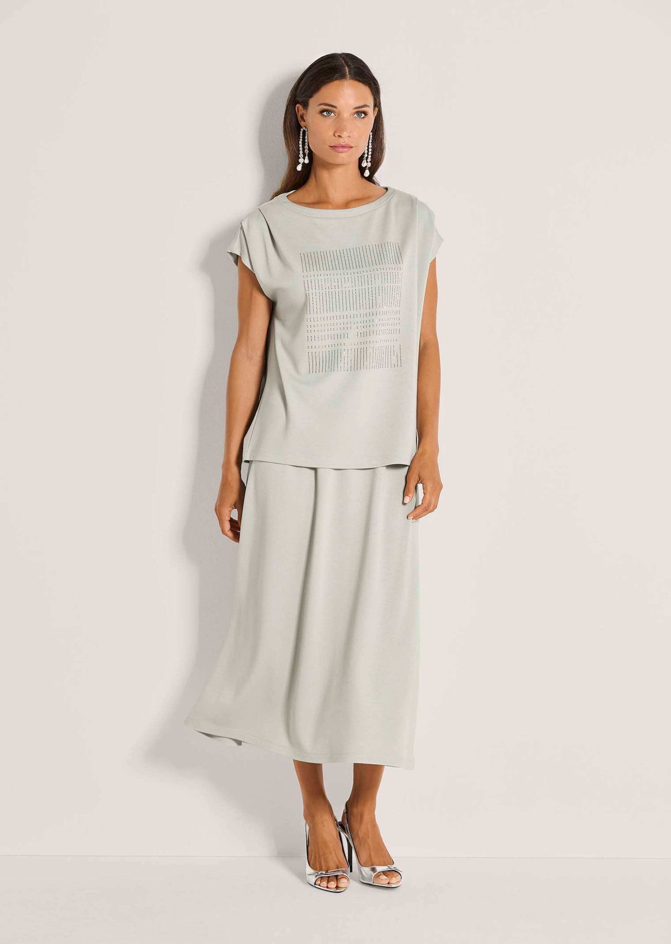 Kurzarmshirt Oversized-Shirt mit Kurzarm, Rundhals