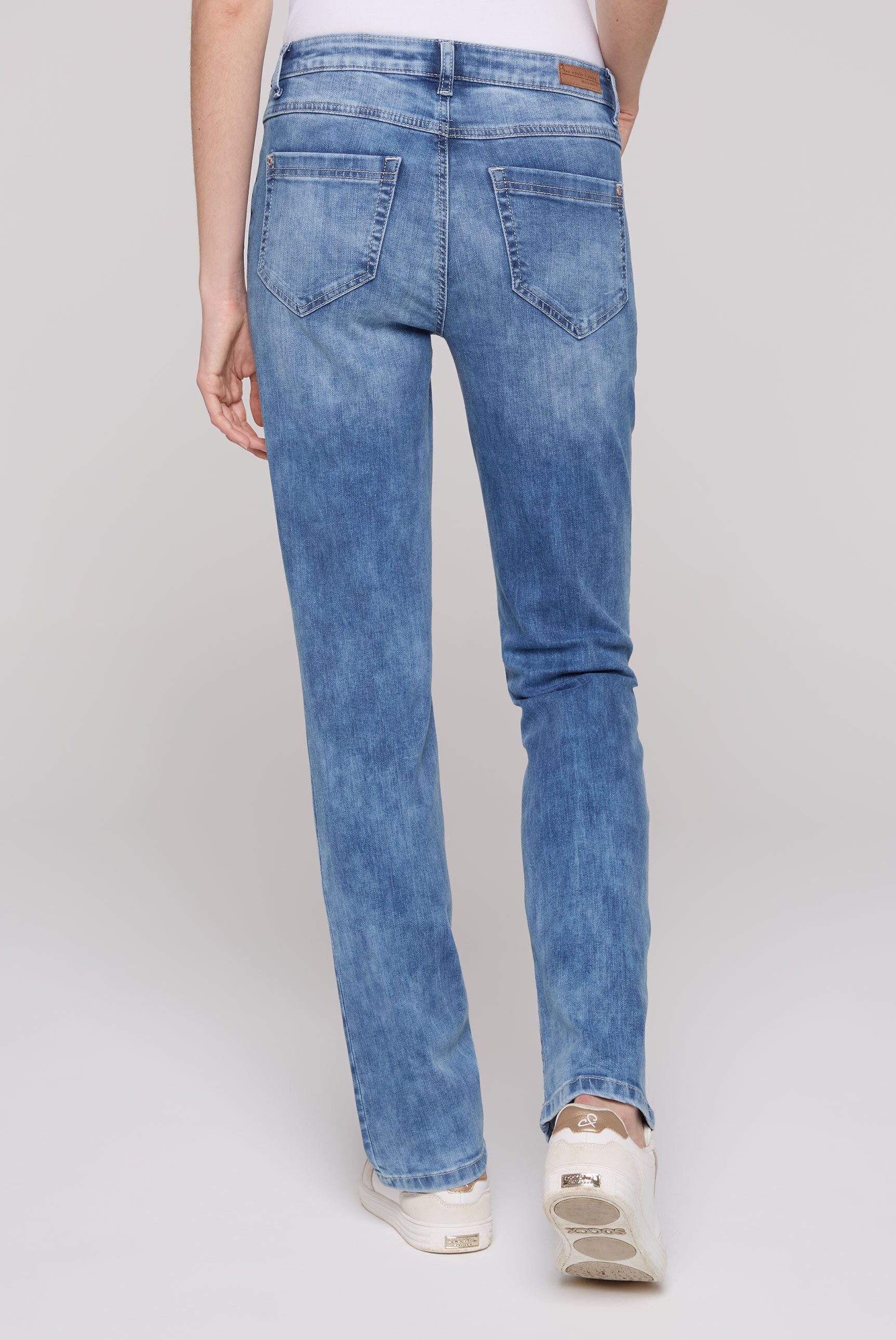 SOCCX Regular-fit-Jeans mit normaler Leibhöhe
