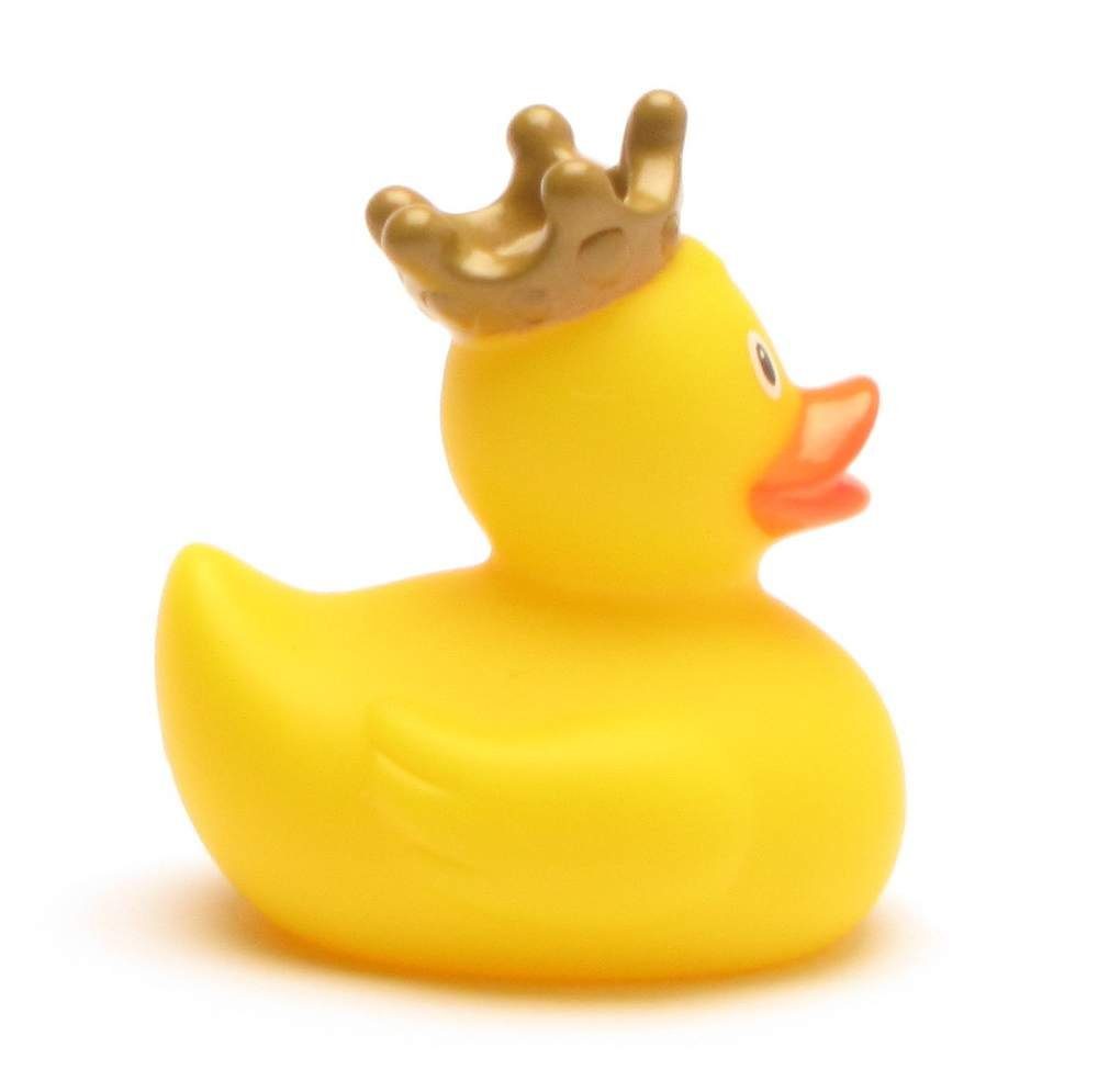 Lilalu - gelb Mini-Badeente Badespielzeug König