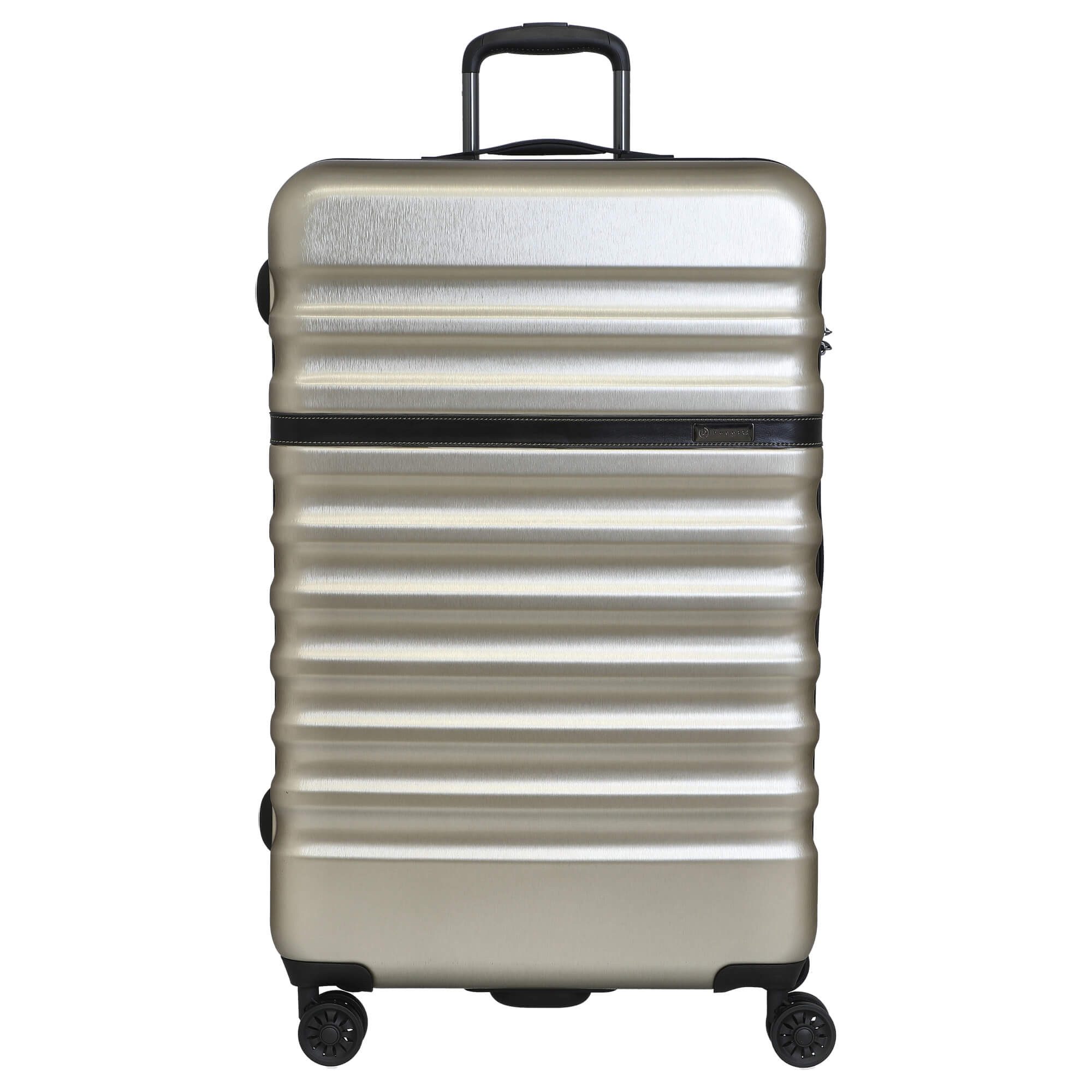 bugatti Koffer Corium 4-Rollen-Trolley 75 cm (gold), 4 Rollen Rollen