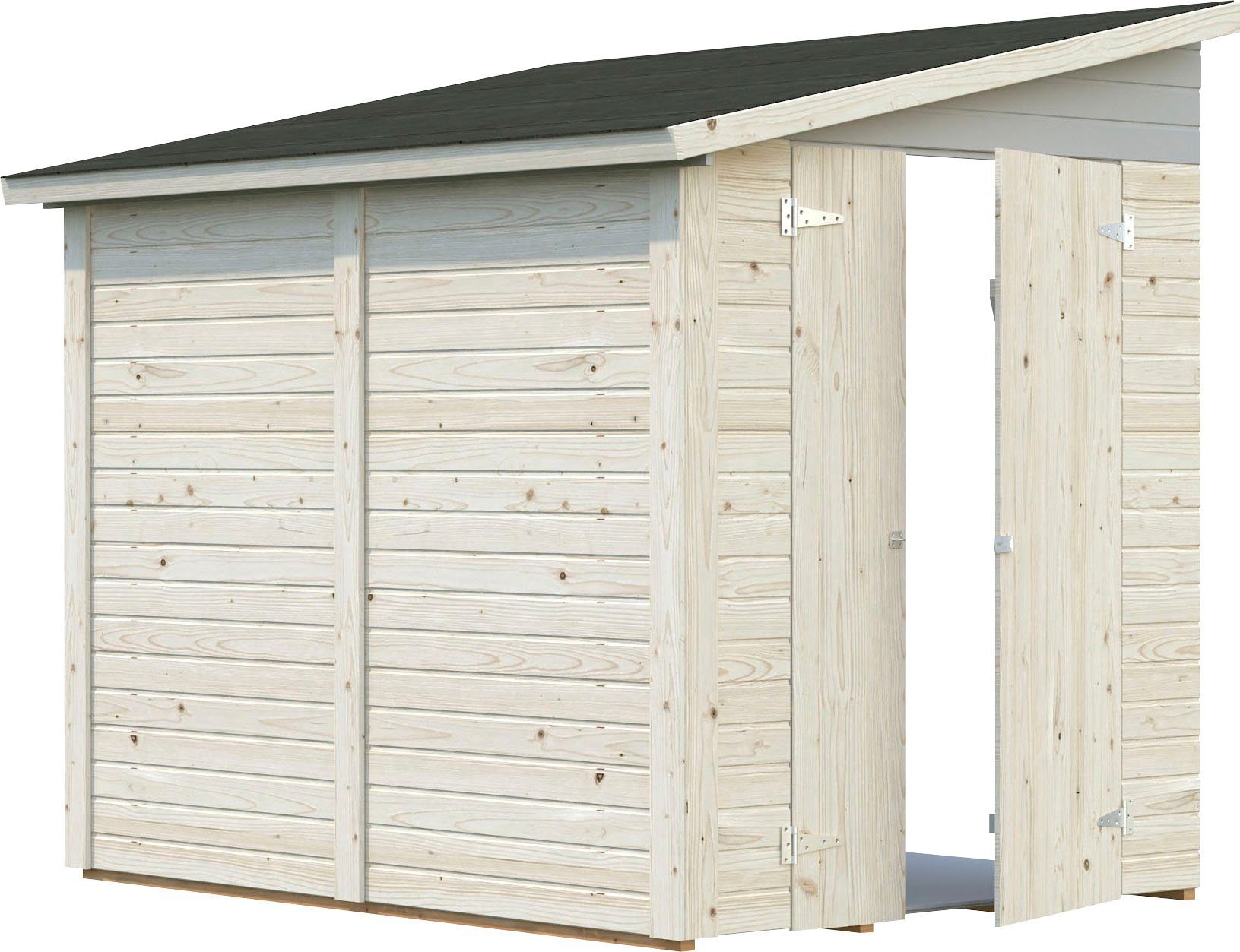 Palmako Gerätehaus Mia, BxT: 244x178 cm, transparent