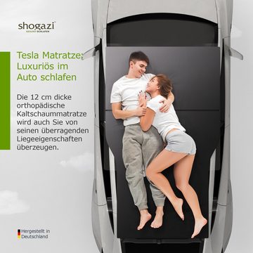 Klappmatratze Tesla Model Y Matratze, shogazi ®, 12 cm hoch, (Set), 3-teilig mit abnehmbarem Bezug, Maße: 120x200cm