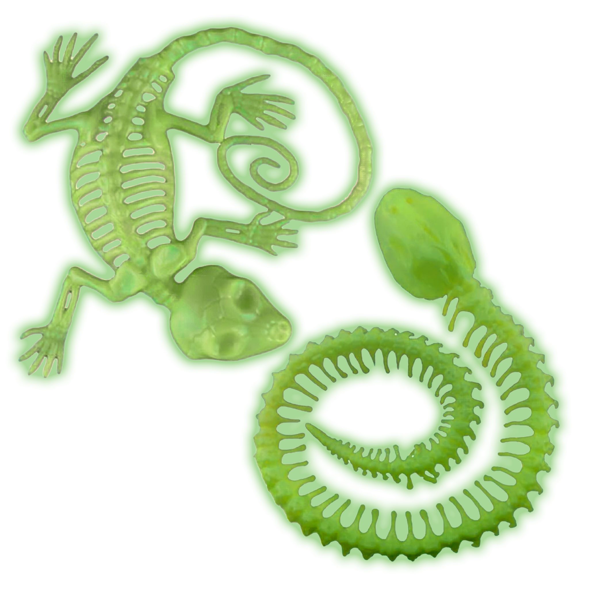 Funny Fashion Dekoobjekt Leuchtendes Tier Skelett nach Wahl - Glow in the D günstig online kaufen