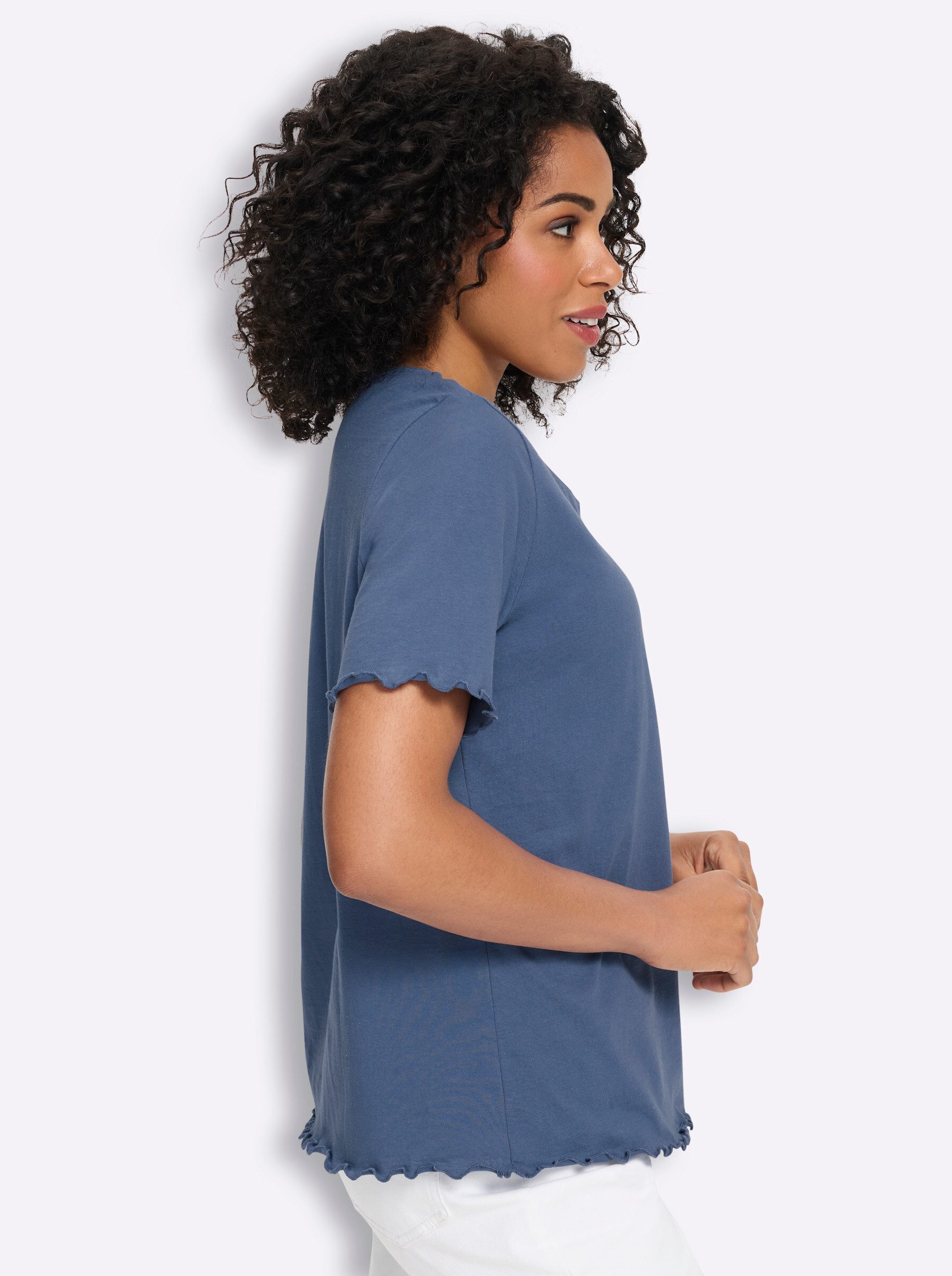 Sieh an! T-Shirt 2-in-1-Shirt Kurzarm – Bild 5 von 5