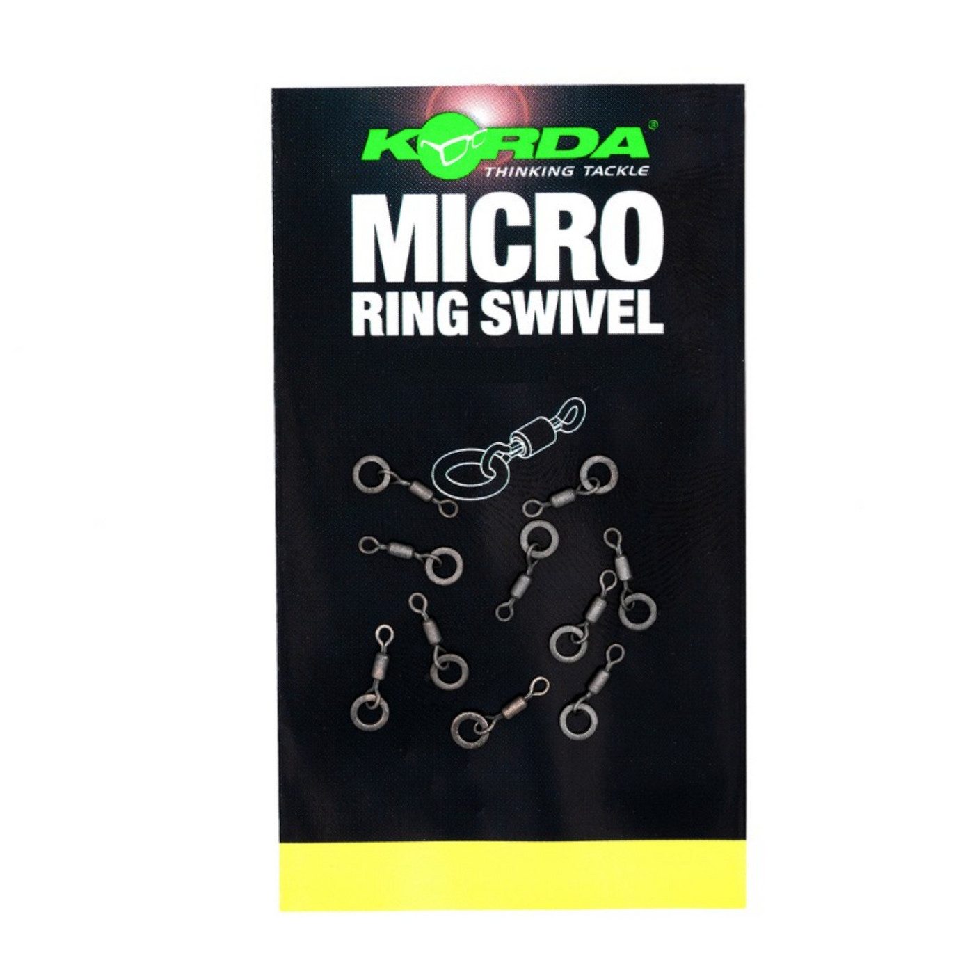 Schnurverbinder Korda Micro Rig Ring Swivel Large - Wirbel