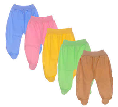 Schlupfhose Babyhose Baby Брюки mit Fuß 50 56 62 68 74 80 86 aus reiner Baumwolle