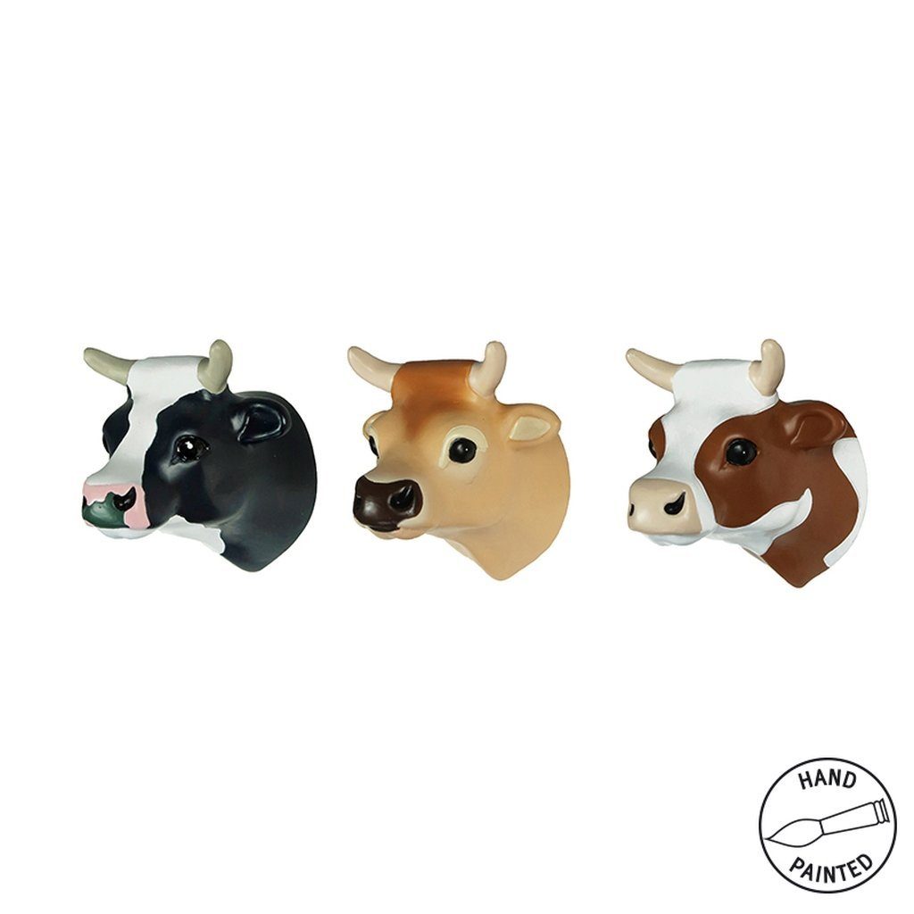 Capventure Wandhaken Wandhaken Kleiderhaken Garderobe Haken 3'er Set THE ZOO COW 1111000