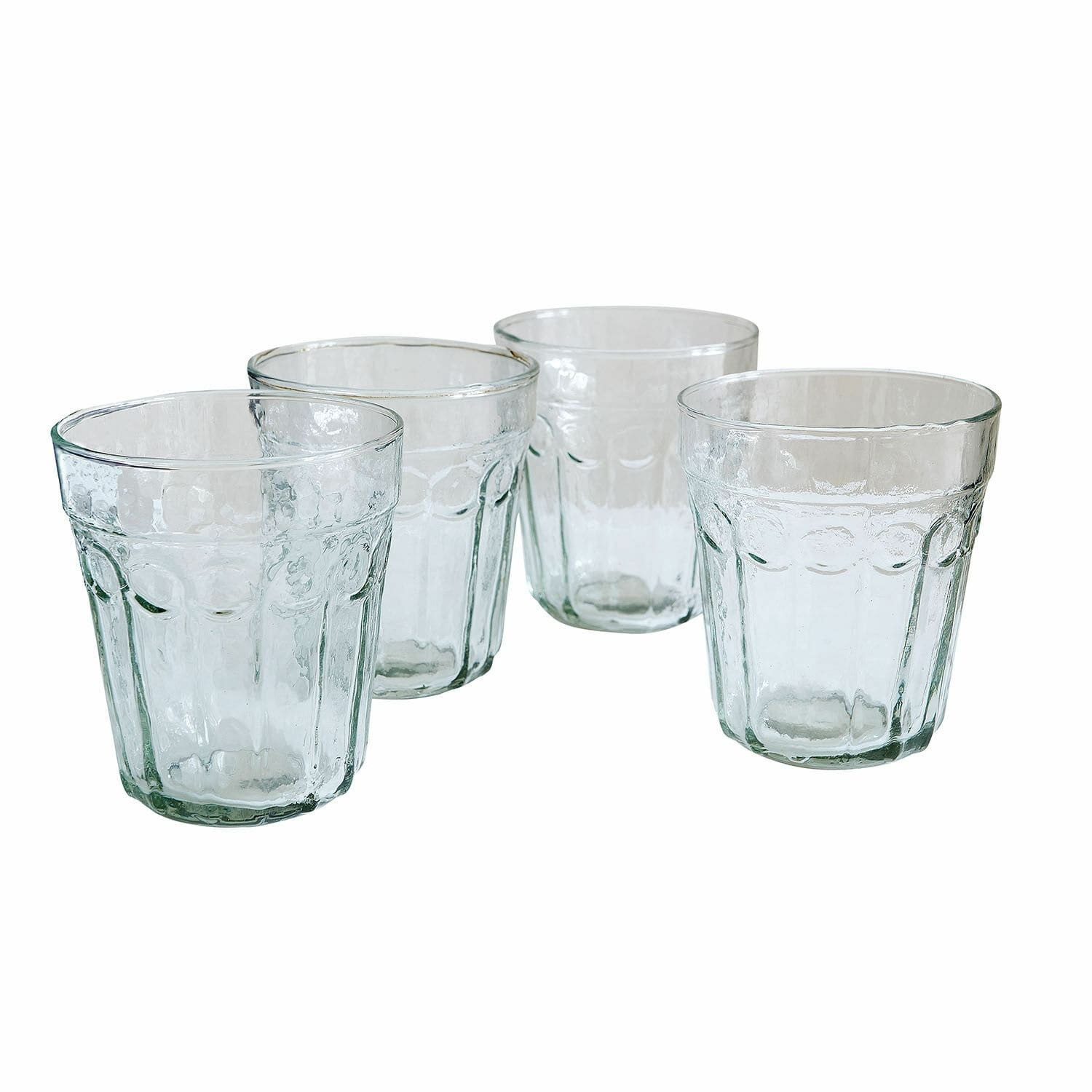 Mirabeau Glas Glas 4er Set Alizande klar/grün, Glas