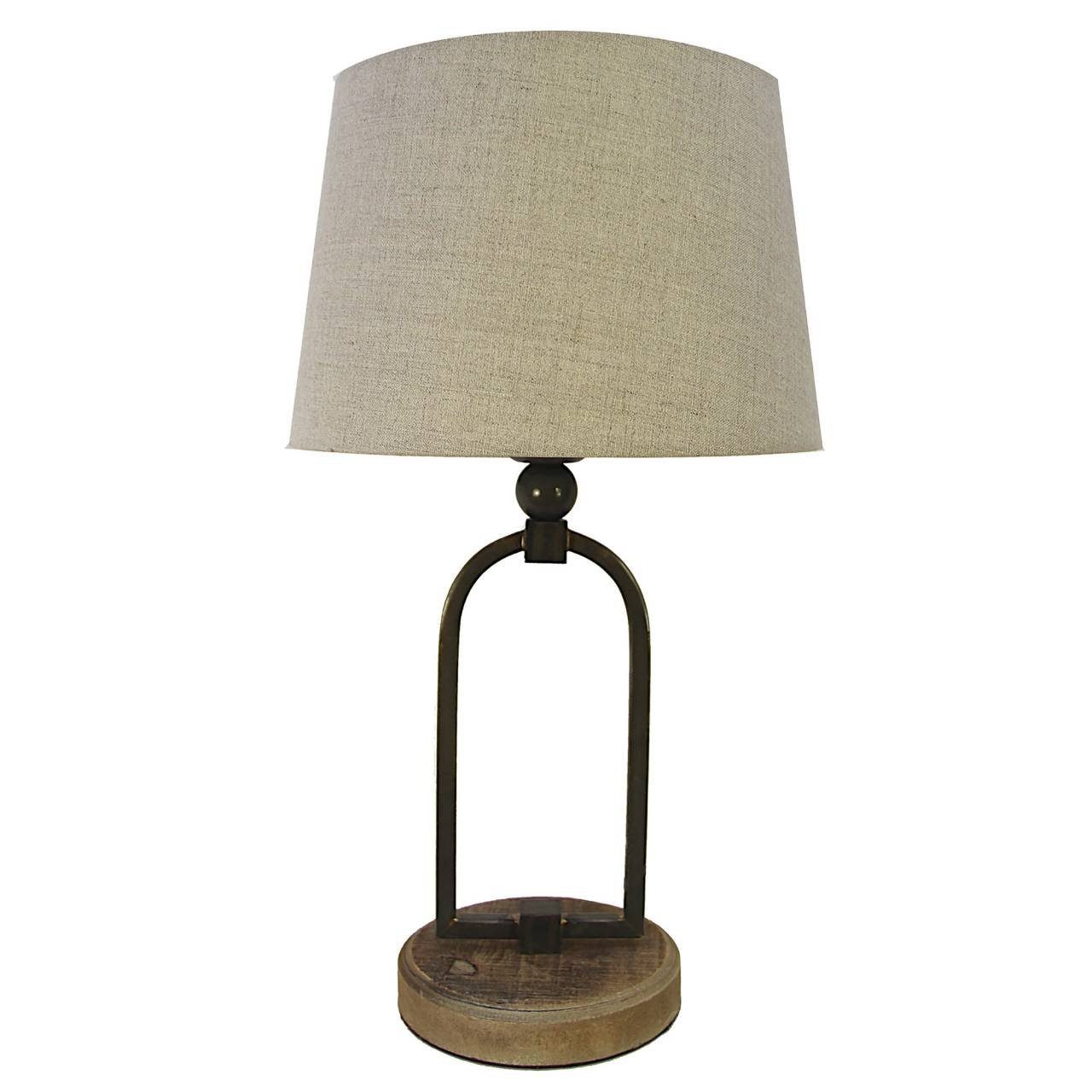 25cm Tischleuchte g.f. Lampe Normallamp E27, Sora, Brilliant 1x 40W, A60, Sora Tischleuchte beige