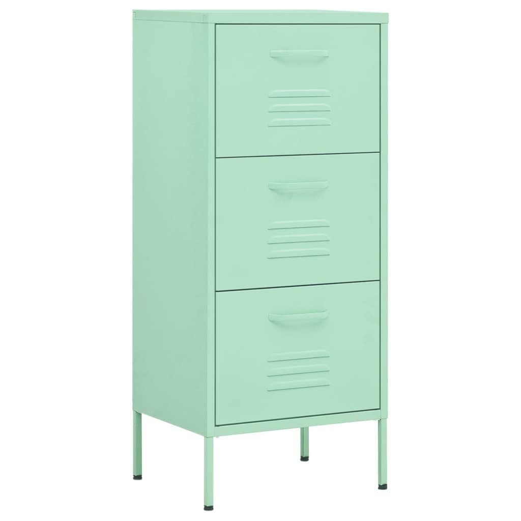 vidaXL Aktenschrank Lagerschrank Minzgrün 42,5x35x101,5 cm Stahl (1-St)