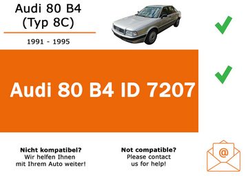 JUST SOUND best choice for caraudio Autoradio Einbaupaket mit Stockholm 400 passend für Audi 80 B4 Typ 8C Autoradio