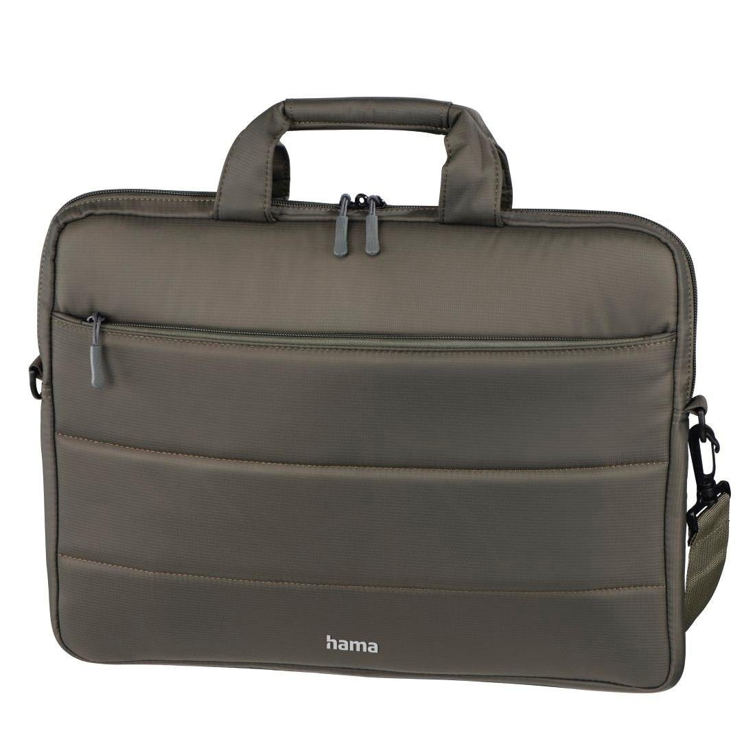 Hama Laptoptasche Laptop-Tasche "Toronto", bis 40 cm (15,6), Grau/Blau, Notebook-Tasche olivgrün