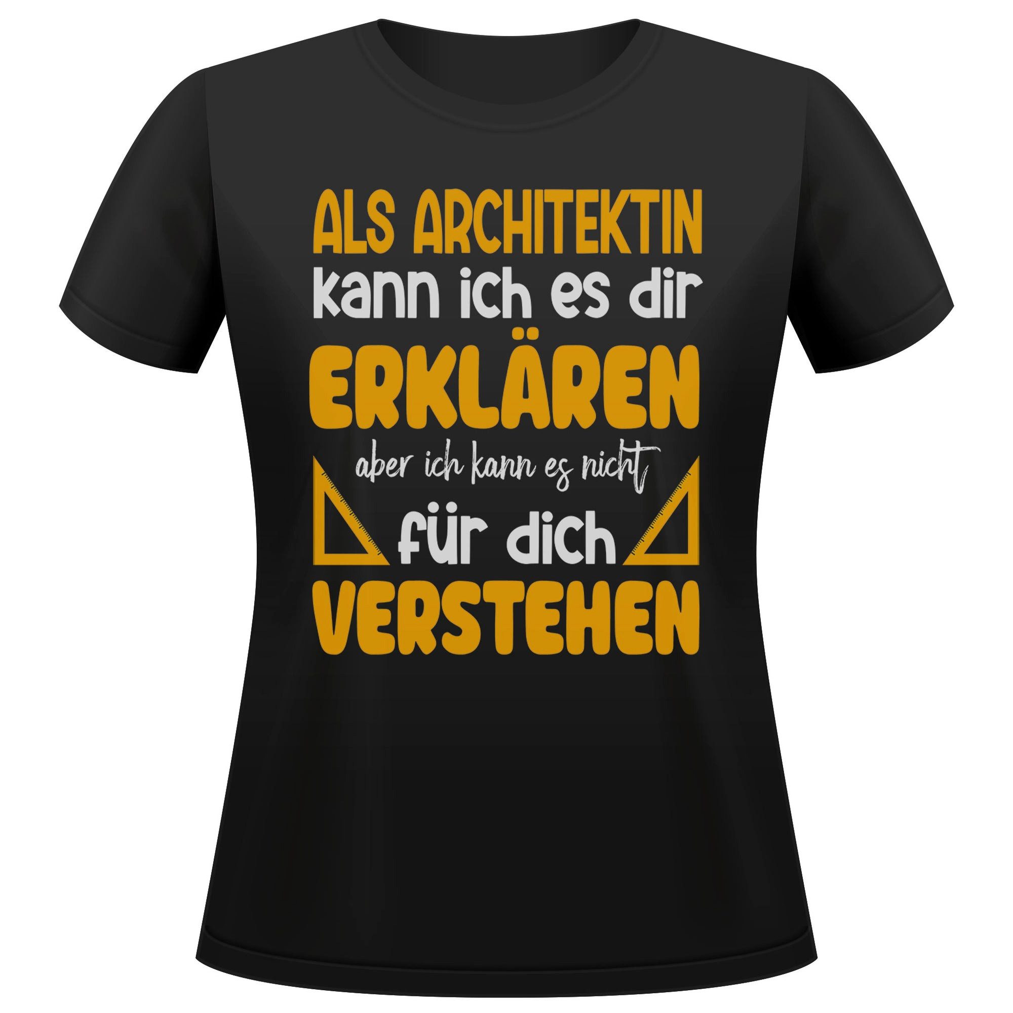 T-Shirt Architektin Geschenk Frauen Spruch Beruf Studium Abschluss