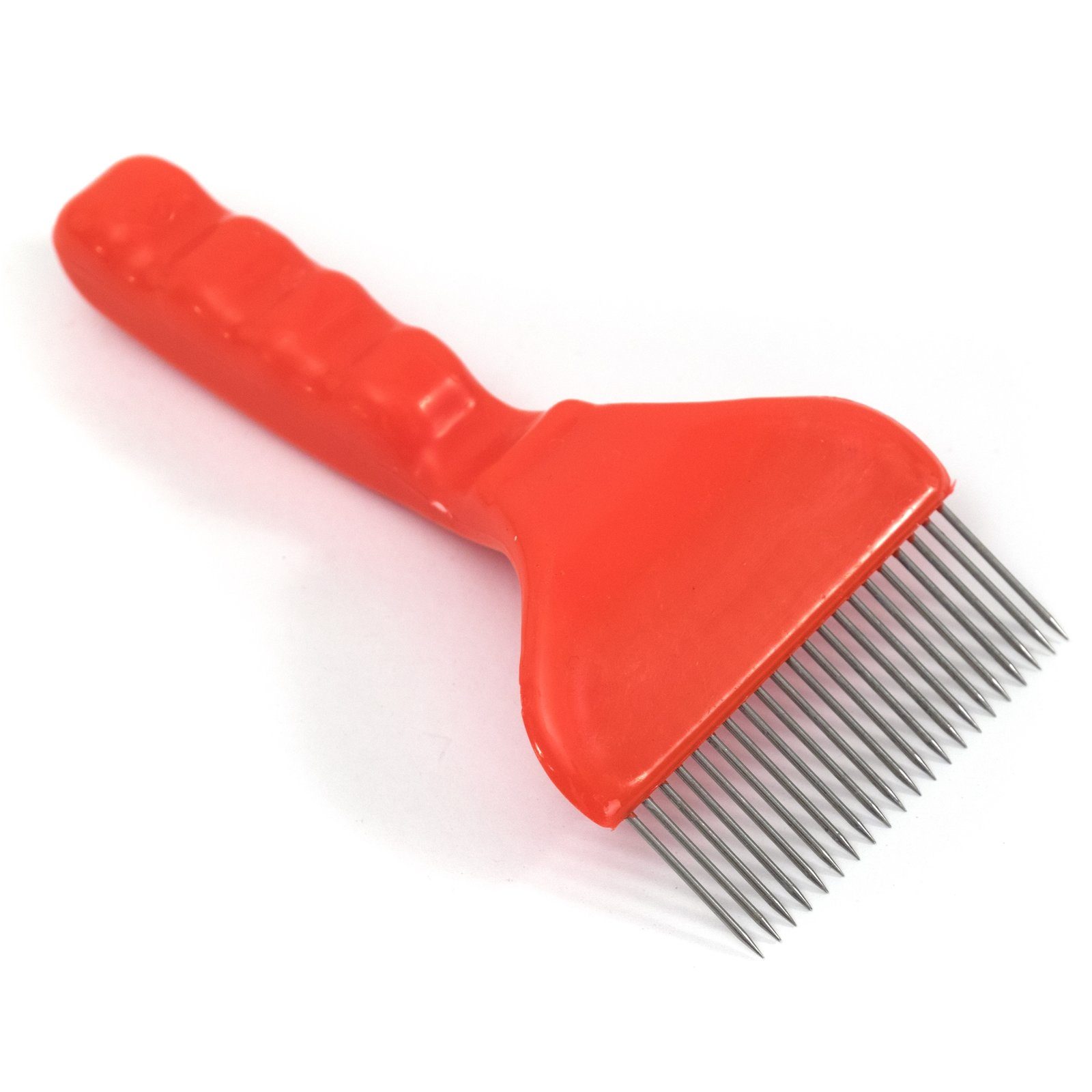 xtradefactory Bienenbeute IMKER WABEN ENTDECKELUNGSGABEL gebogen,19cm, Edelstahl Imkergabel, Metall, 9,0000x19,0000x3,0000 cm