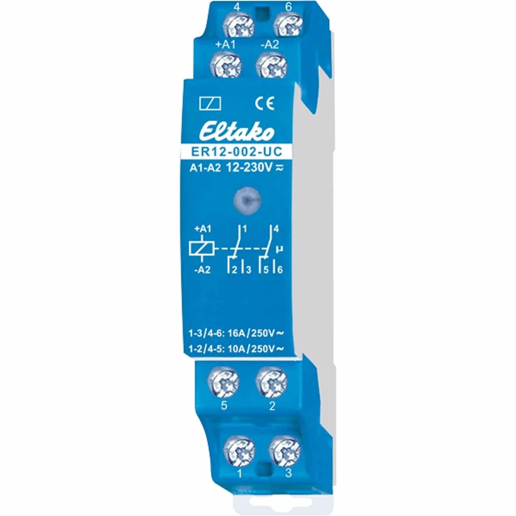 Eltako Relais-Modul ELTAKO Schaltrelais ER12-002-8...230VUC