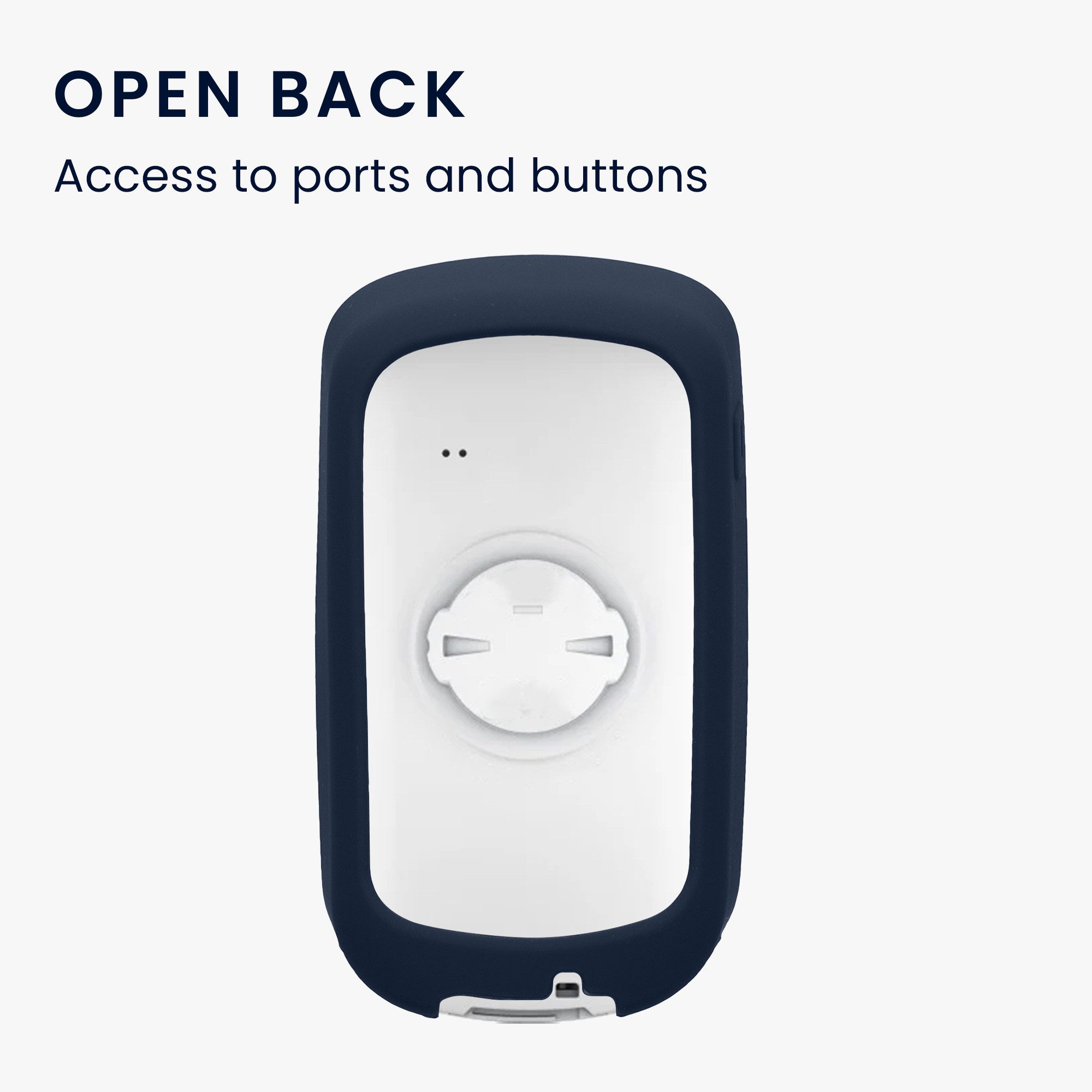 kwmobile Smartphone-Hülle kwmobile Hülle für Garmin Edge Explore 2, Silikon GPS Fahrrad Case Schutzhülle - in Dunkelblau