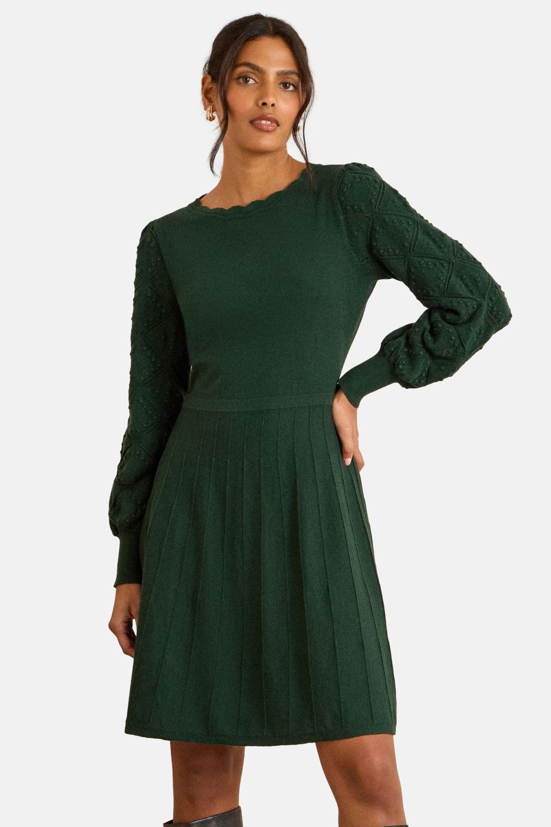 Love & Roses Strickkleid Love & Roses Strick-Minikleid, Regular (1-tlg) günstig online kaufen