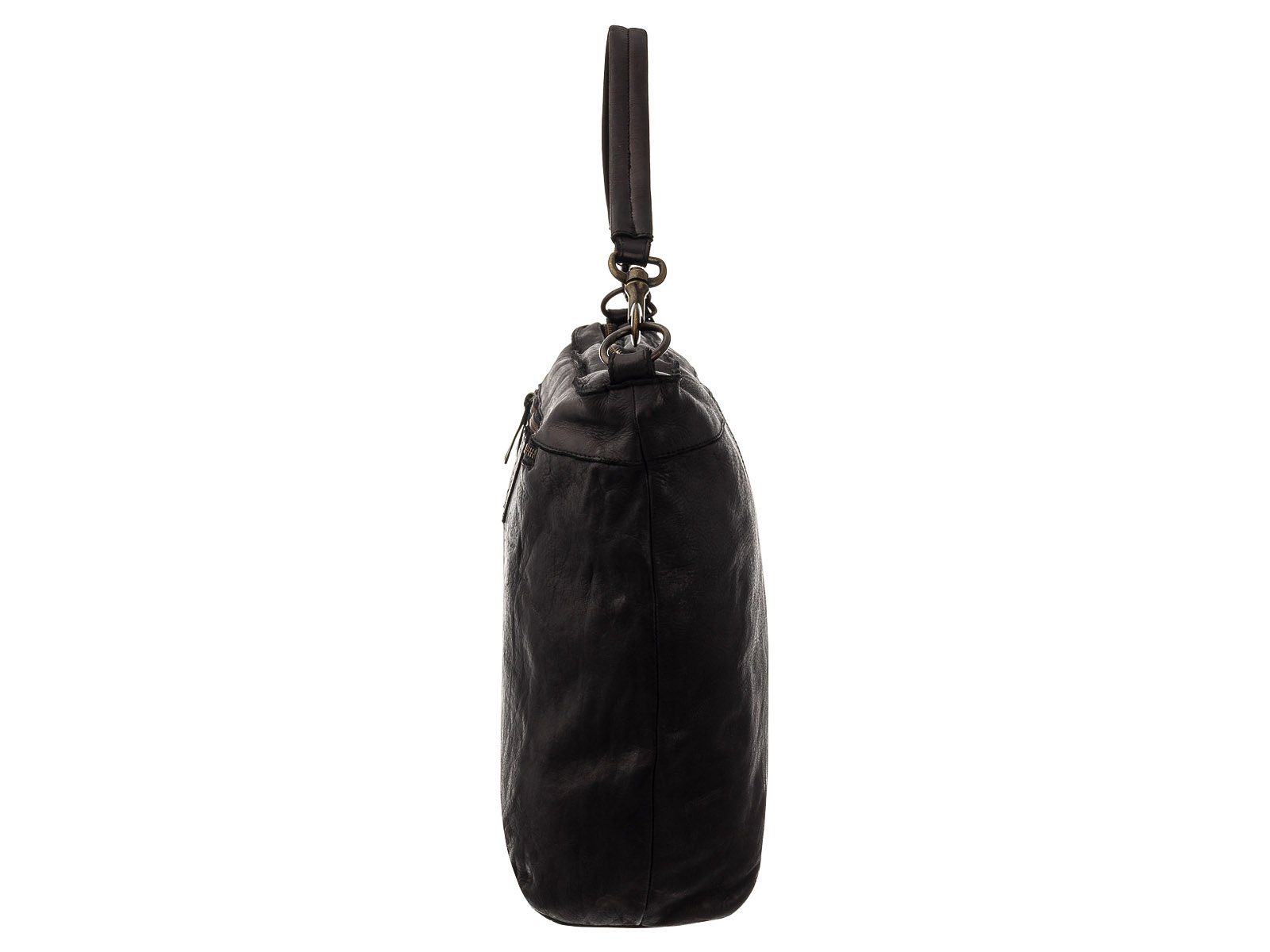 HARBOUR 2nd Shopper Vicky 2 Leder Hobobag (ein Stück, 1-tlg., ca. B/H/T 46/35/14 cm), gewaschenes Leder