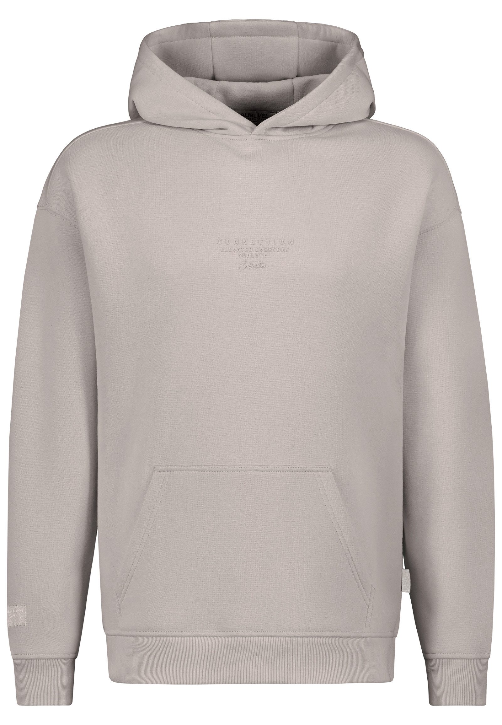 SUBLEVEL Hoodie Herren Kapuzenpullover mit 3D günstig online kaufen