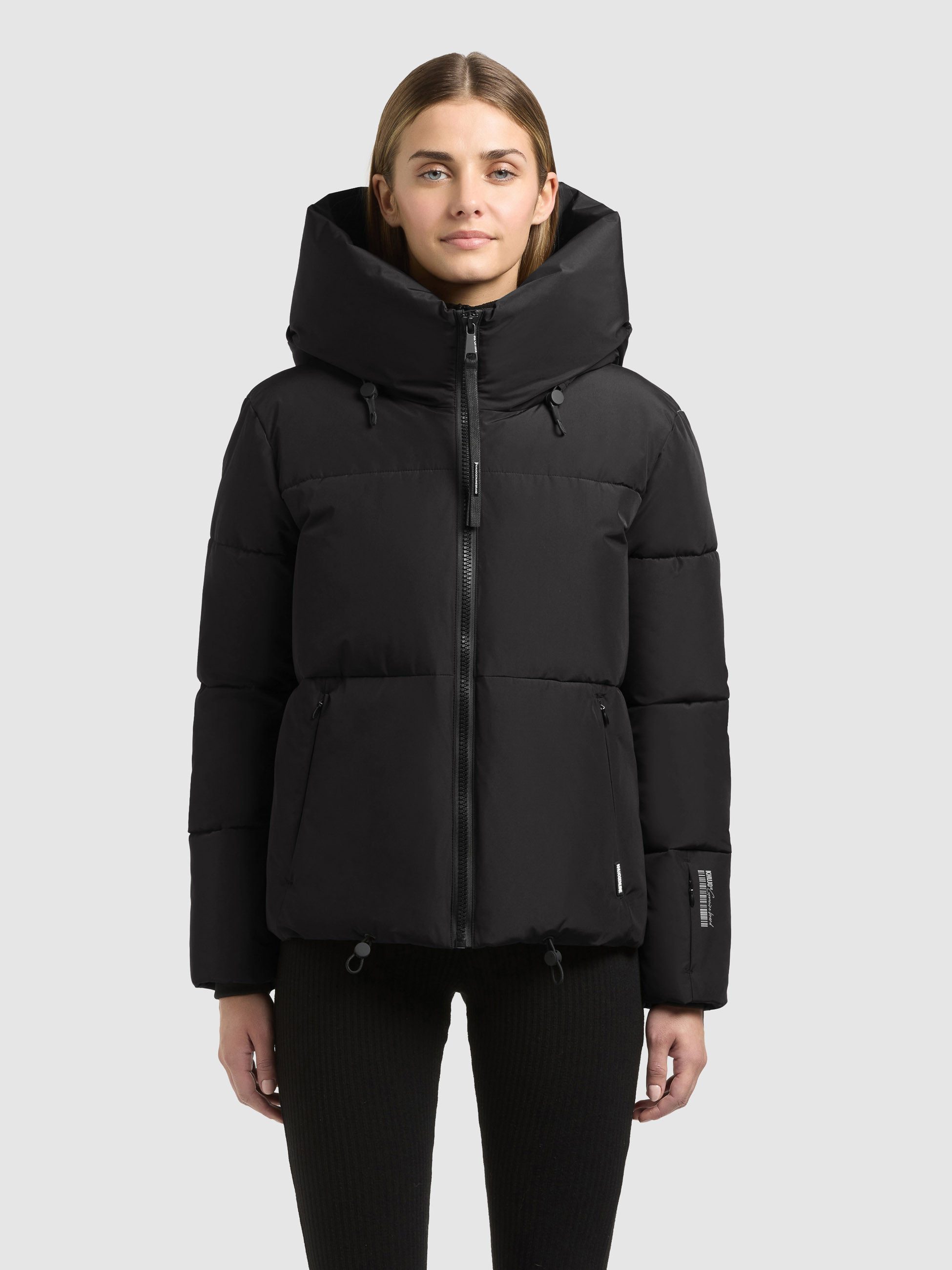 khujo Steppjacke AUDREY2 MATT Reißverschlusstaschen mit Fleecefutter