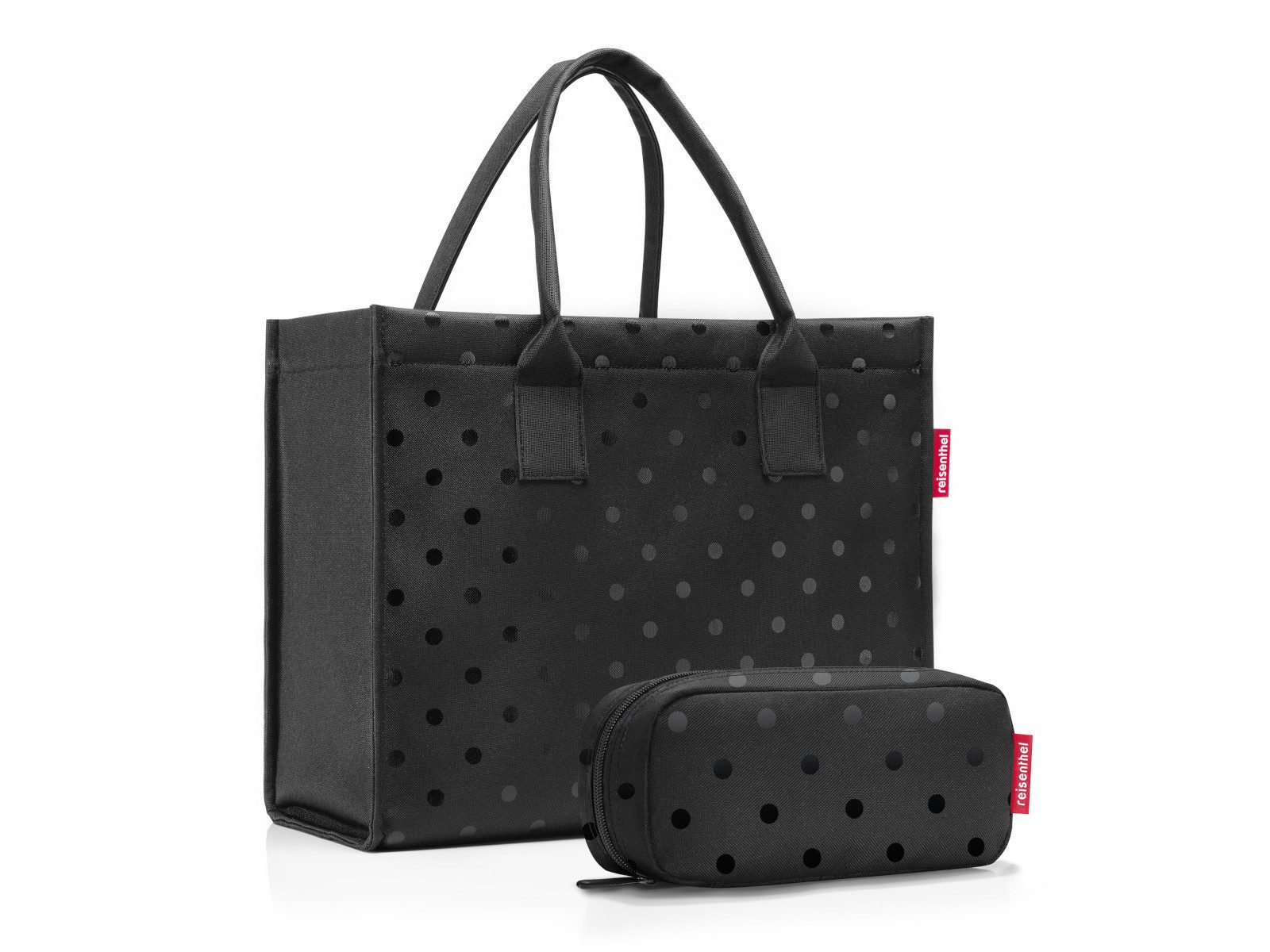 REISENTHEL® Einkaufsshopper daily shopper glossy dots black Set2 günstig online kaufen