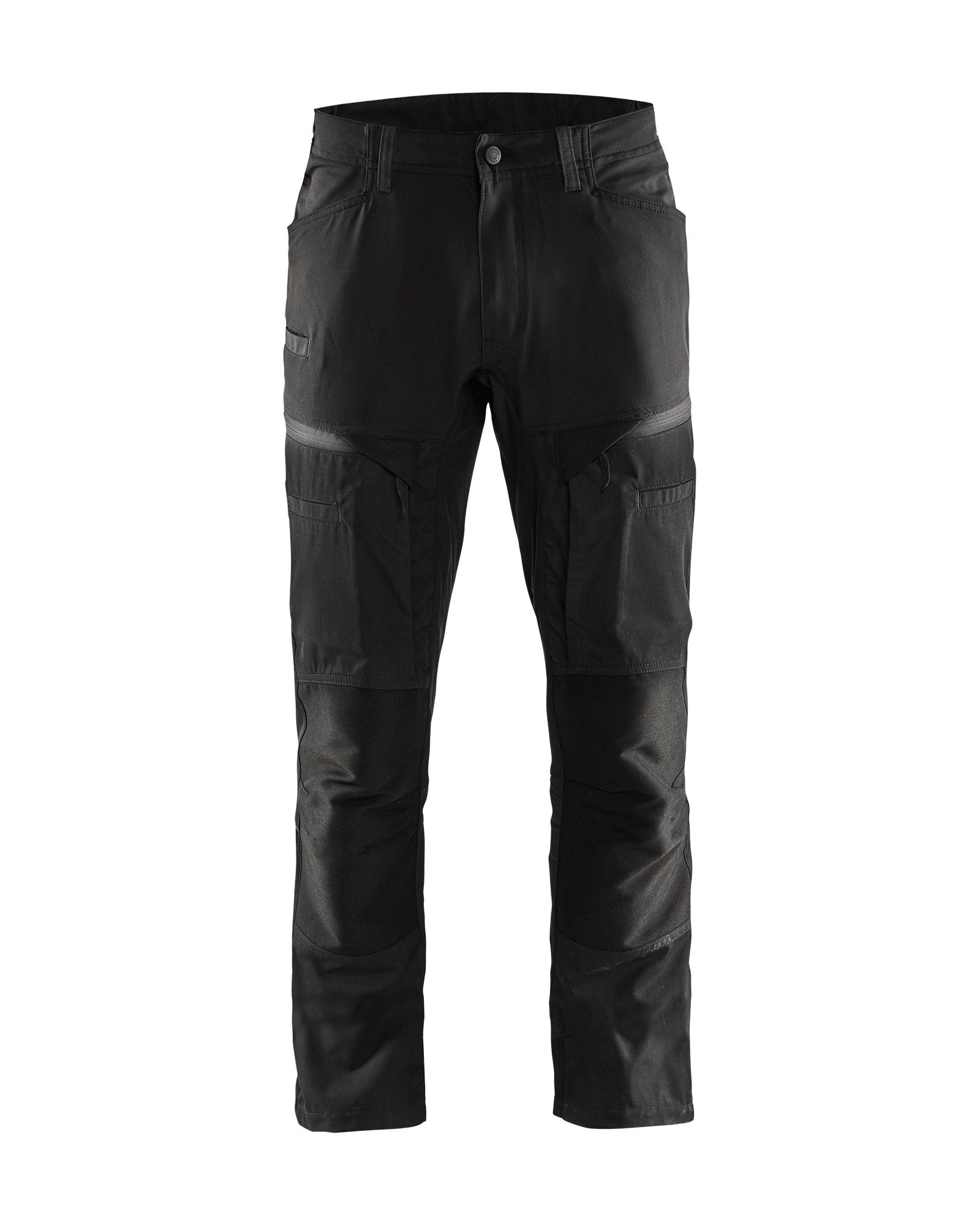 BLÅKLADER Arbeitsbundhose Service Arbeitshose mit Stretch (1-tlg) dunkel marineblau/schwarz