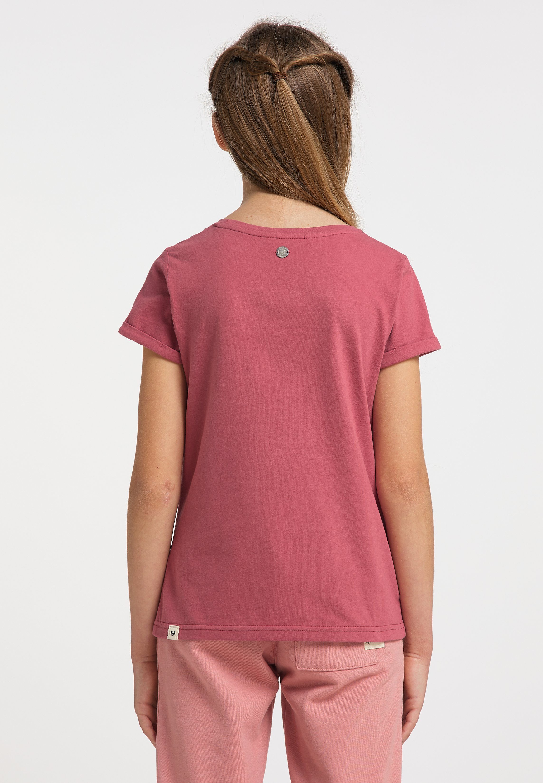 Ragwear T-Shirt EIKA PRINT ORGANIC RED Vegane Nachhaltige Mode &