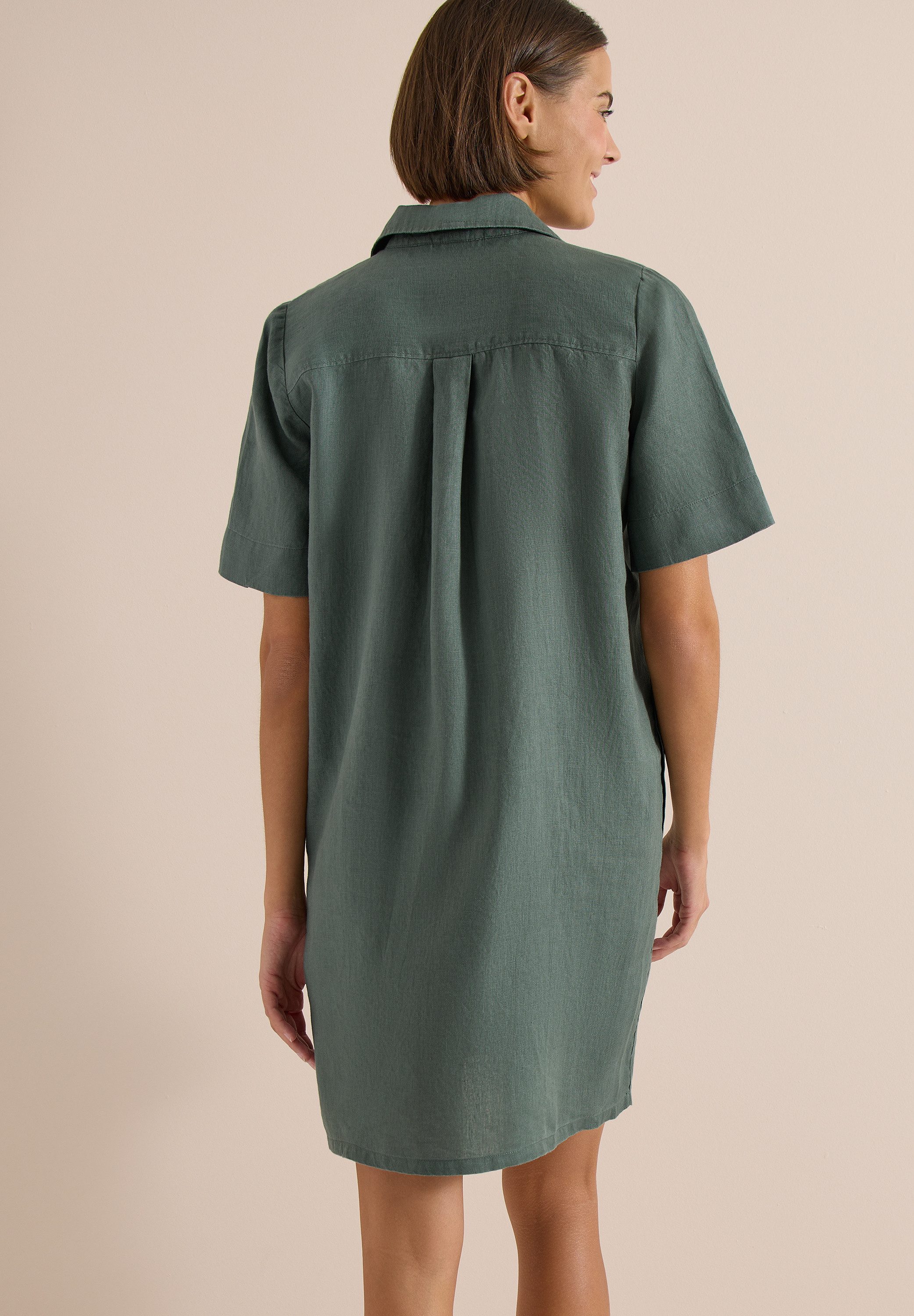 CECIL Blusenkleid Sommerkleid aus Leinen