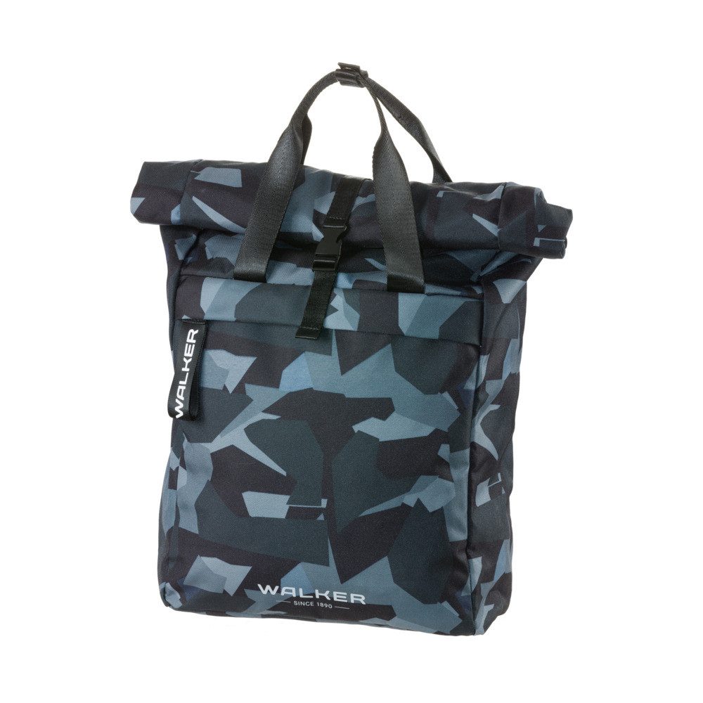 Schneiders Vienna Rucksack WALKER Rucksack Roll Top camo anthrazit 29x38x15cm