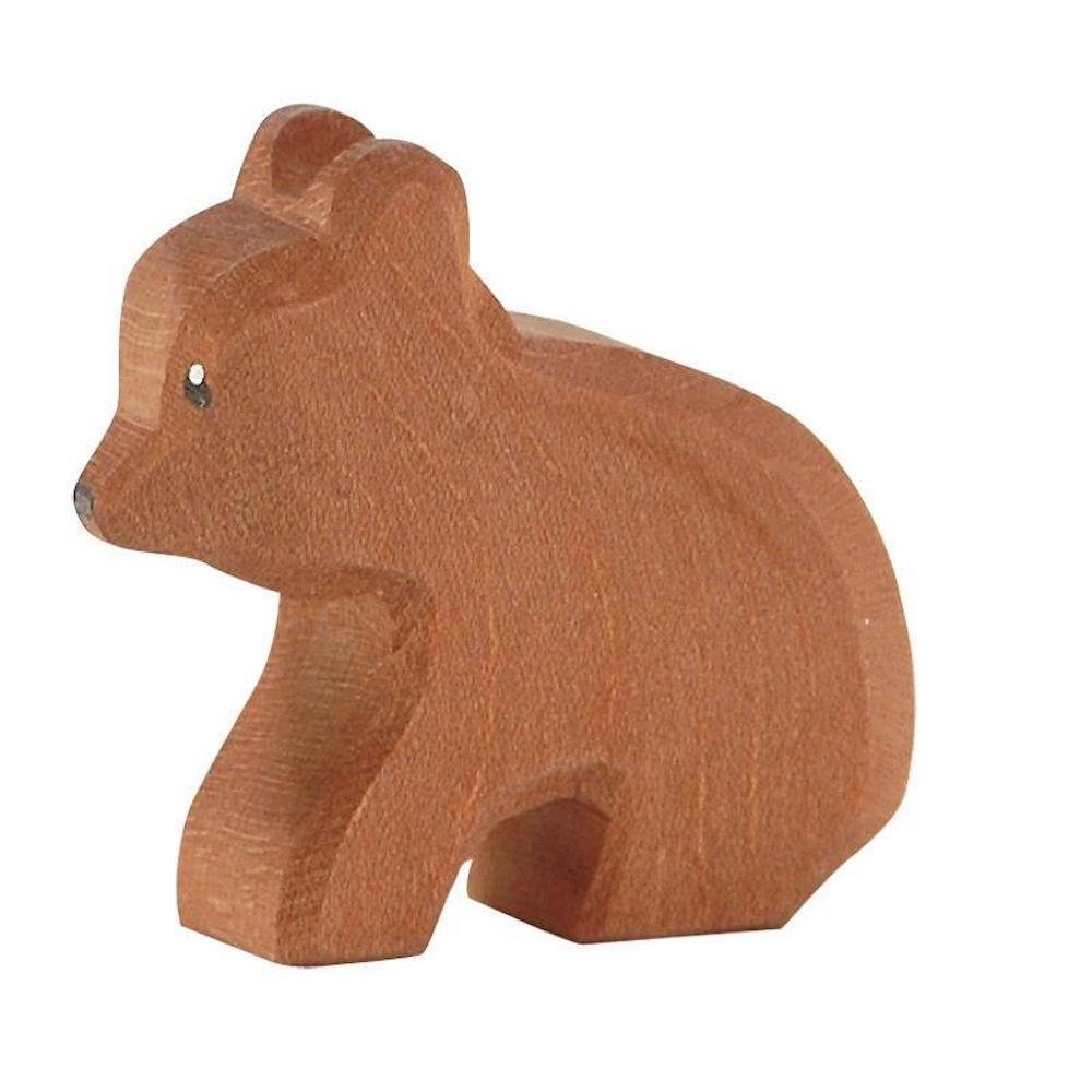 Ostheimer Spielfigur Bär klein sitzend Holzfigur Spielfigur Made in Germany, (1-tlg), Made in Germany
