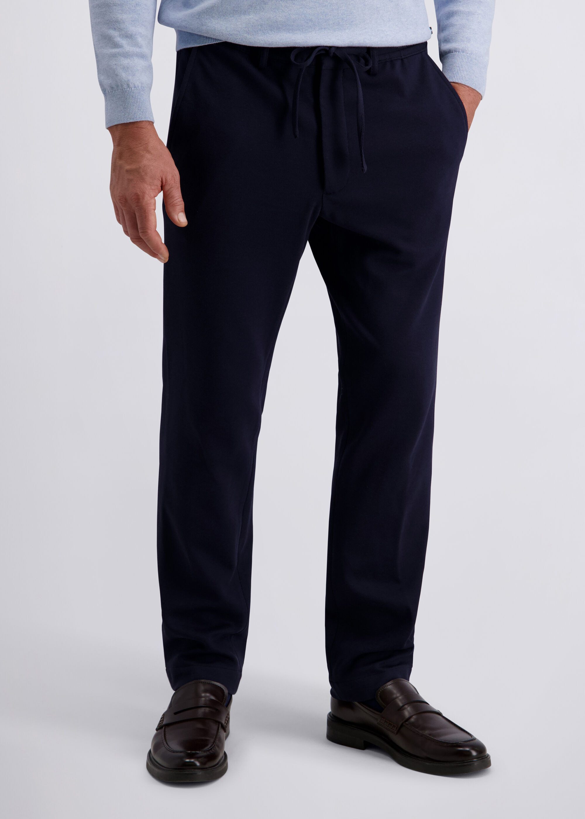 Pierre Cardin Anzughose Rick (1-tlg) mit Kordelzug-Detail