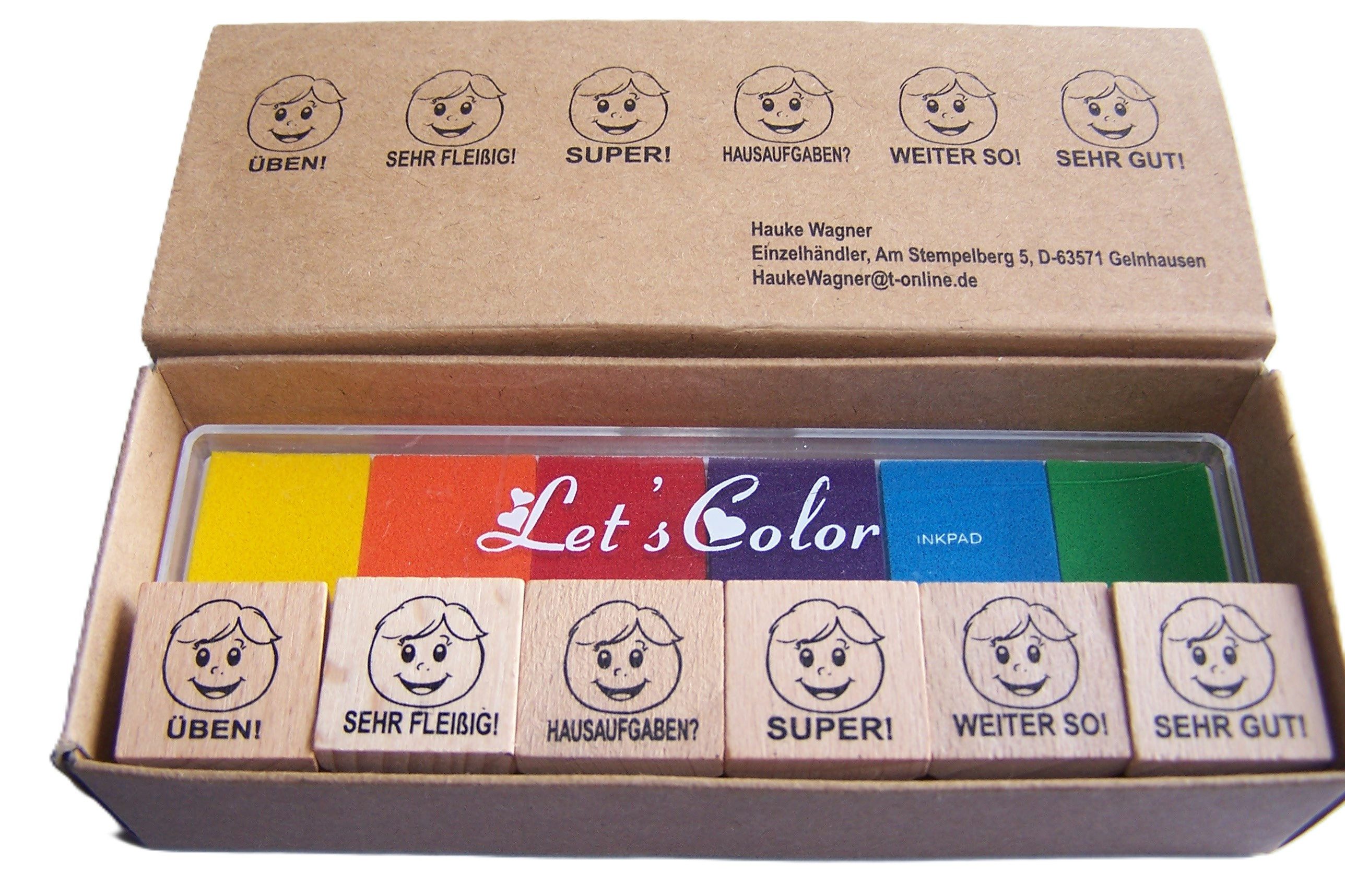 Stempel Gesichter Марки zur Motivation und Belobigung für Lehrer in Schulen, Gesichter, Марки, Lehrer, Lehrerstempel, Schule, Motivation