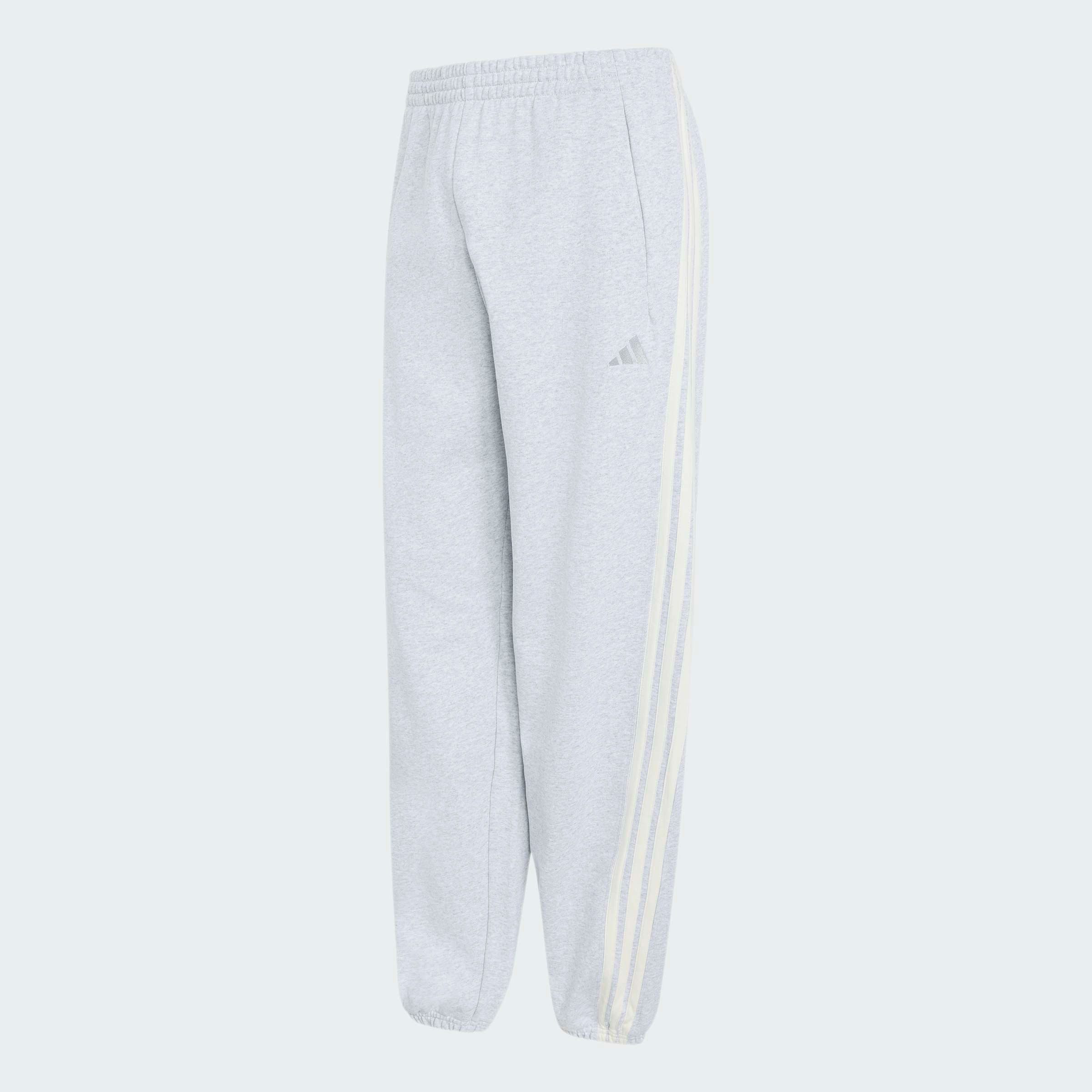 adidas Sportswear Sporthose ADIDAS KIT 3-STREIFEN, LOCKER GESCHNITTEN, BÜNDCHEN ohne Verschluss, aus Baumwolle, normale Weite