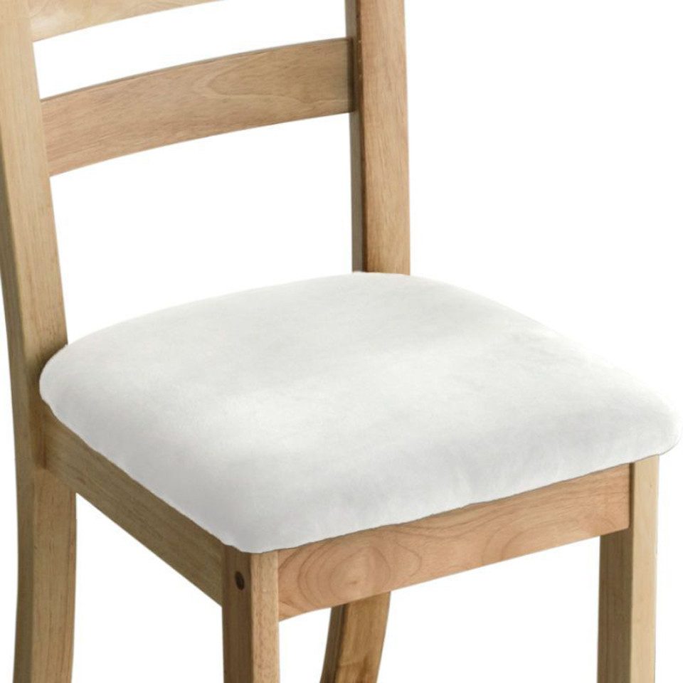 Minicloss Stuhlbezug Sitzflächenhusse Stuhlhussen, Esszimmerstuhl Sitzbezüge, Stretch Abnehmbare Waschbar Stuhlbezug mit Gummiband