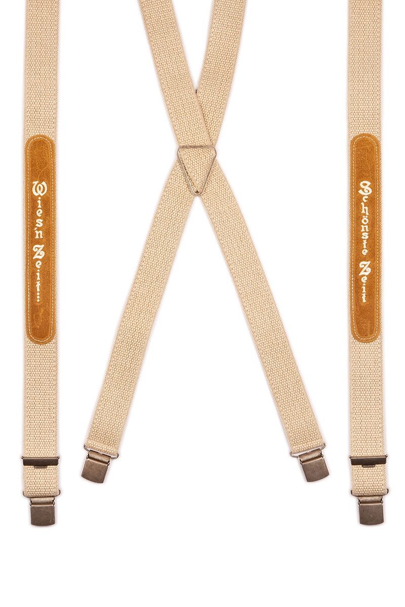 Luise Steiner Trachtenlederhose Trachten Hosenträger - WIESN - ZEIT - natur