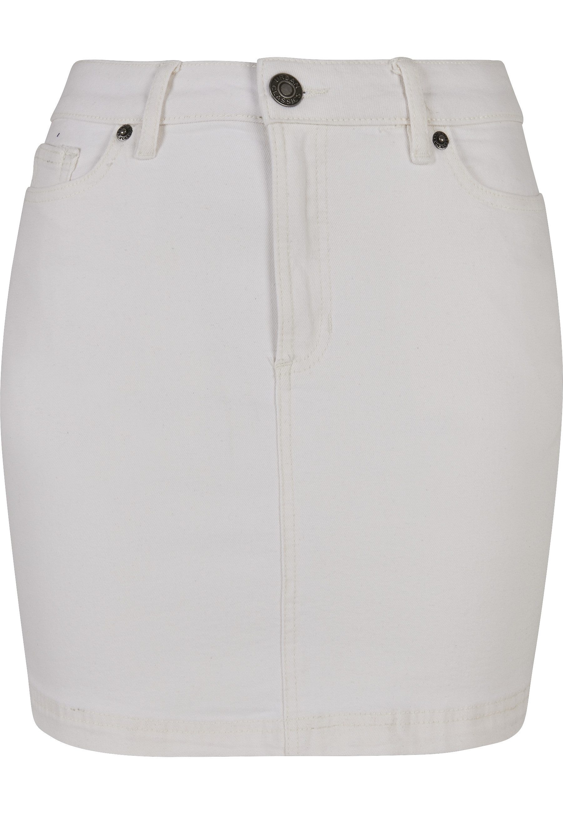 URBAN CLASSICS Jerseyrock Urban Classics Damen Ladies Organic Stretch Denim Mini Skirt (1-tlg)