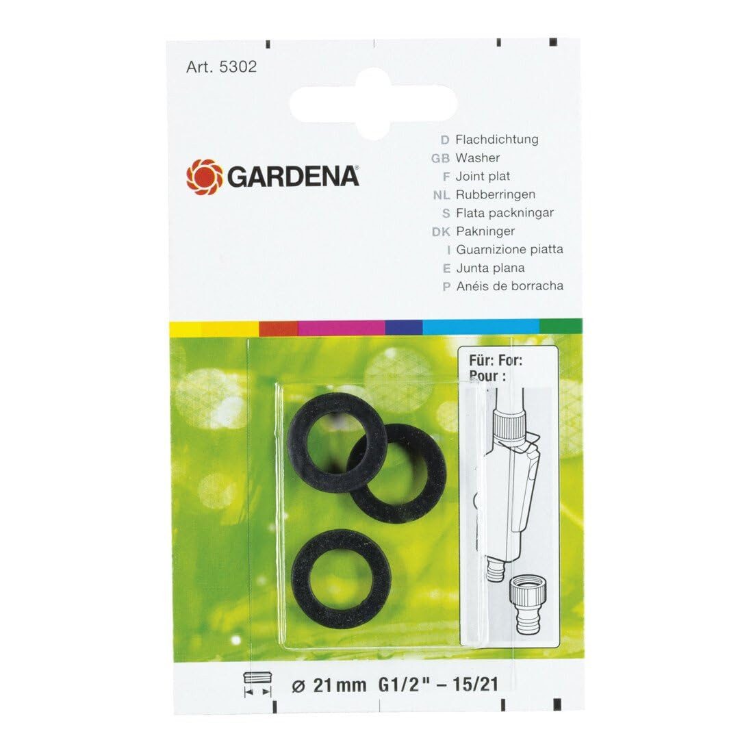 GARDENA Dichtring GARDENA Flachdichtung (für Artikel 940, 2802, 18202, 18242)